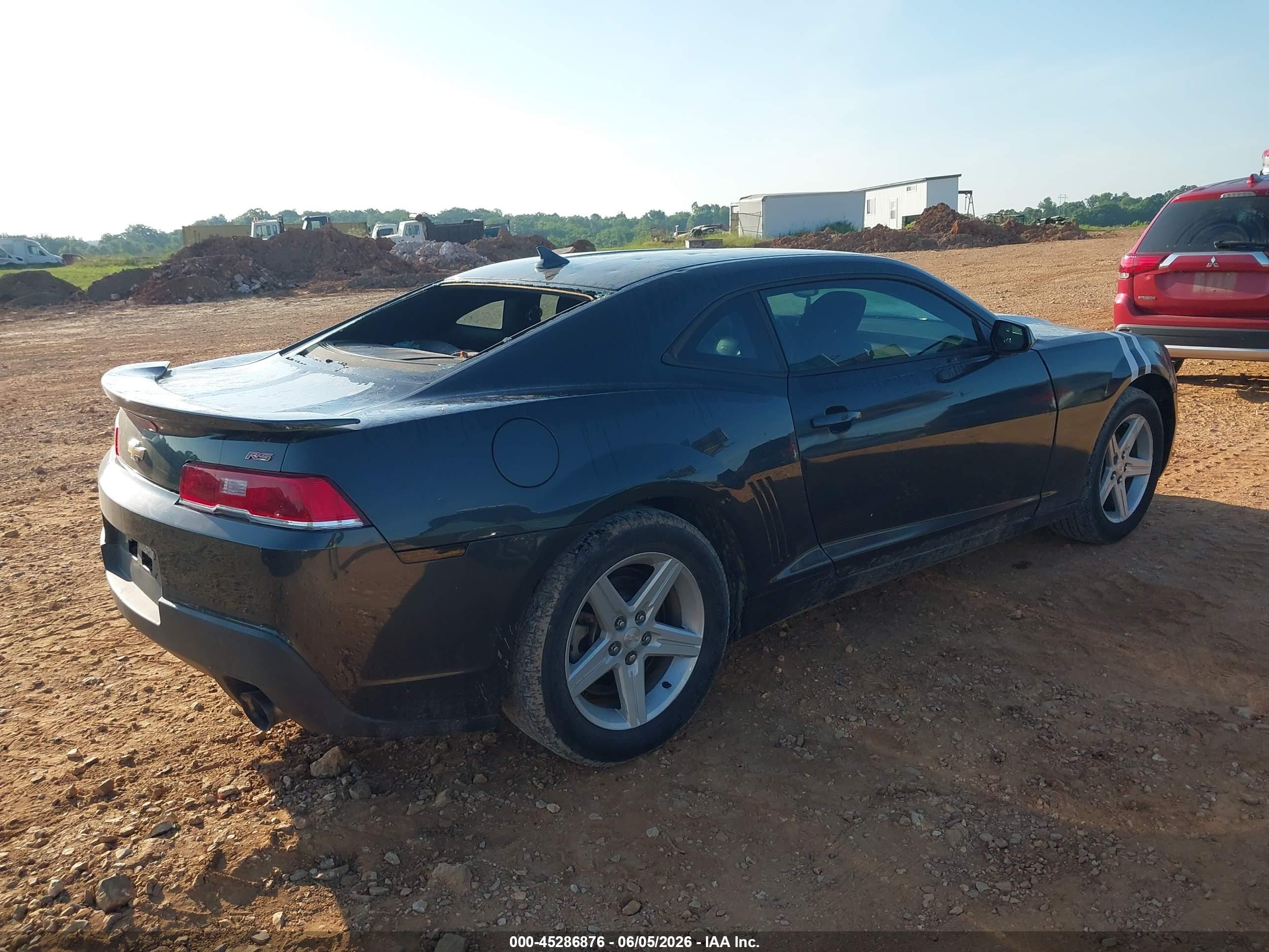 2014 Chevrolet Camaro 1lt Gray vin: 2G1FF1E35E9254004