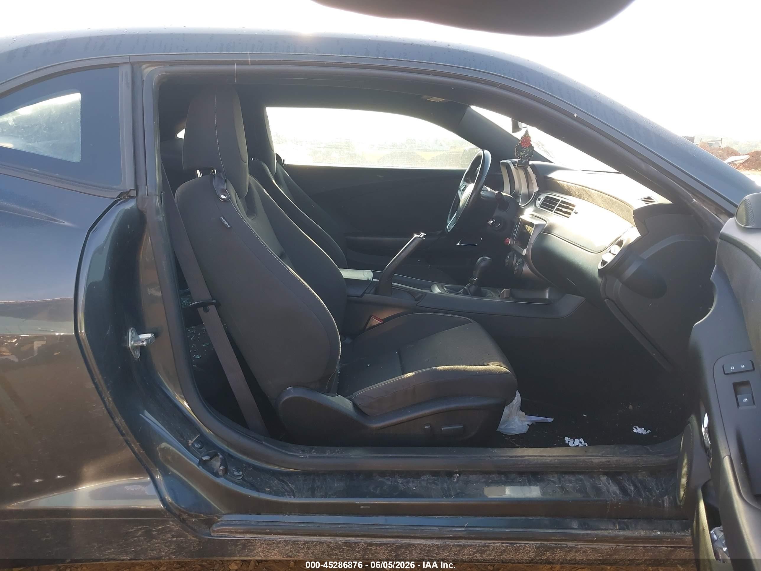 2014 Chevrolet Camaro 1lt Gray vin: 2G1FF1E35E9254004