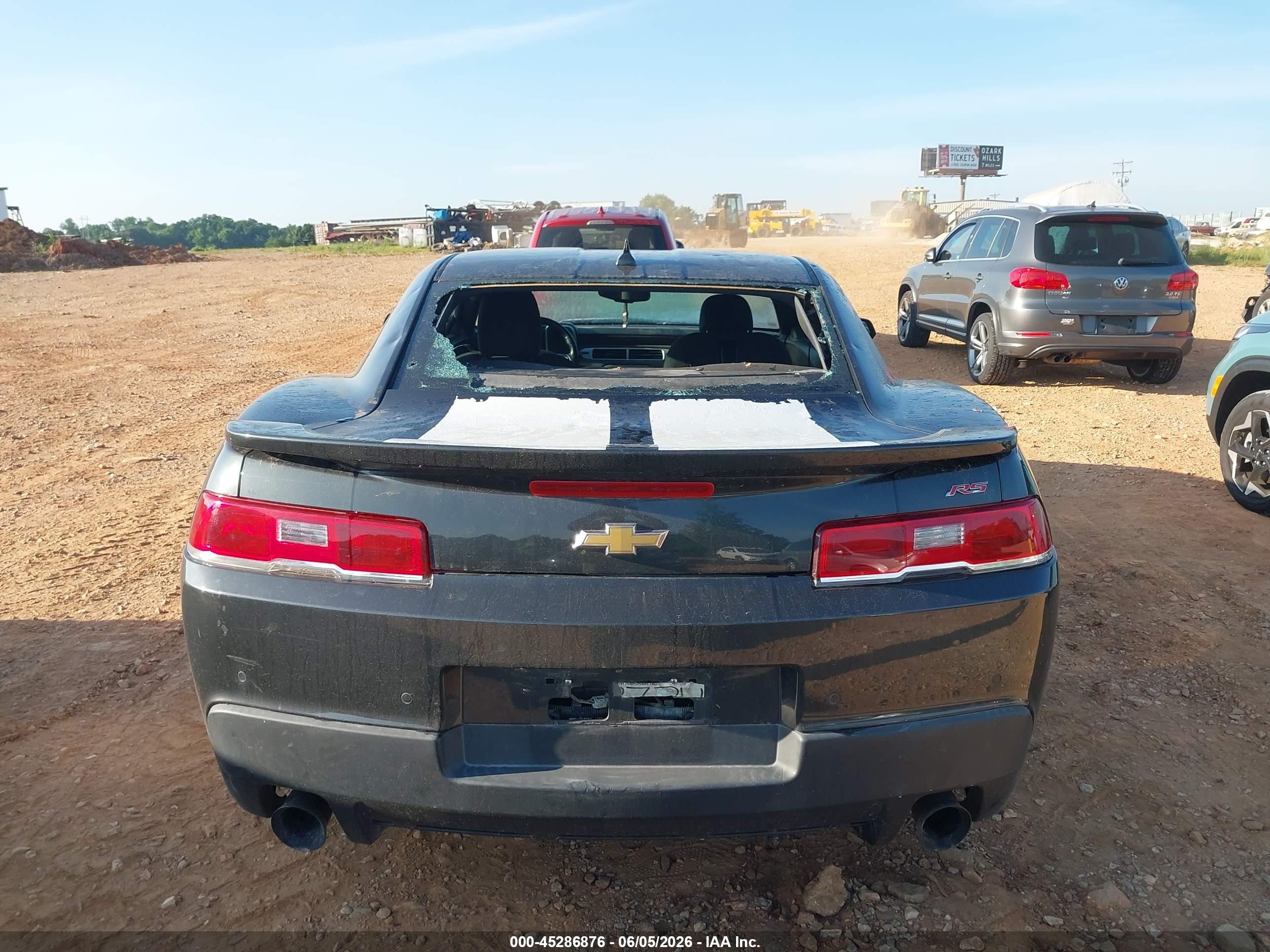 2014 Chevrolet Camaro 1lt Gray vin: 2G1FF1E35E9254004