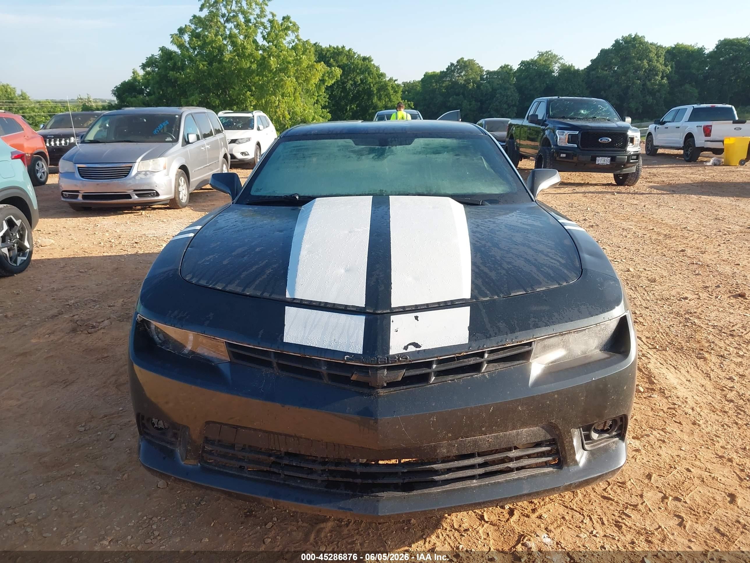 2014 Chevrolet Camaro 1lt Gray vin: 2G1FF1E35E9254004
