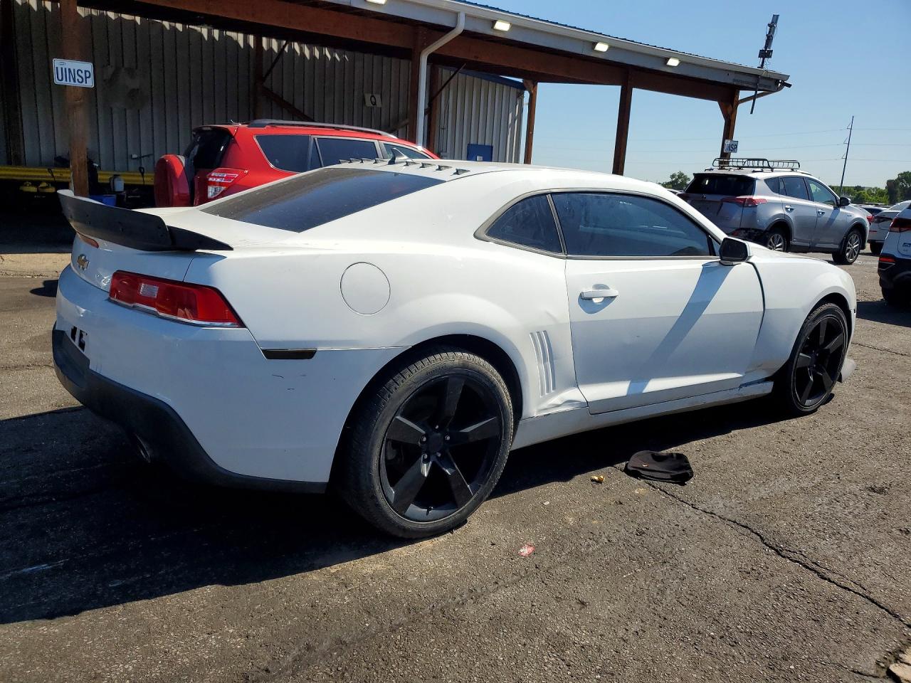 2014 Chevrolet Camaro Lt White vin: 2G1FF1E35E9287021
