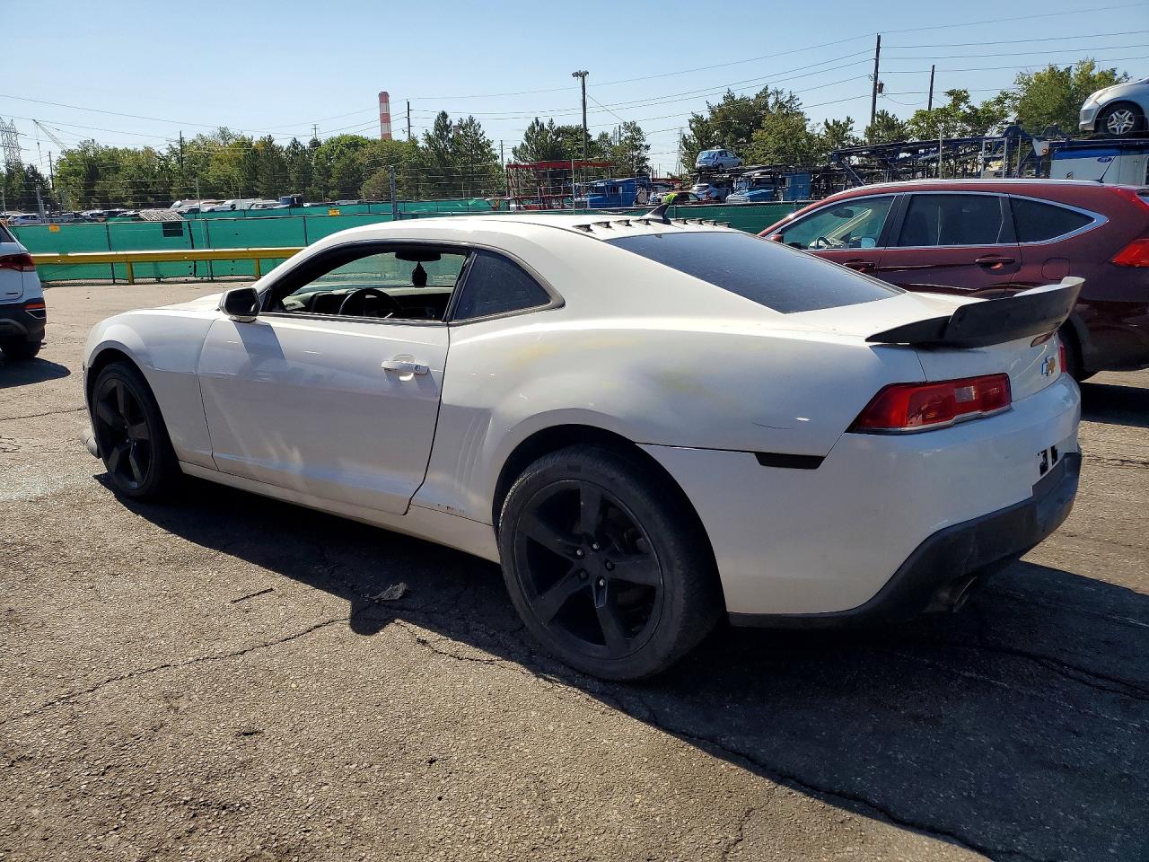 2014 Chevrolet Camaro Lt White vin: 2G1FF1E35E9287021