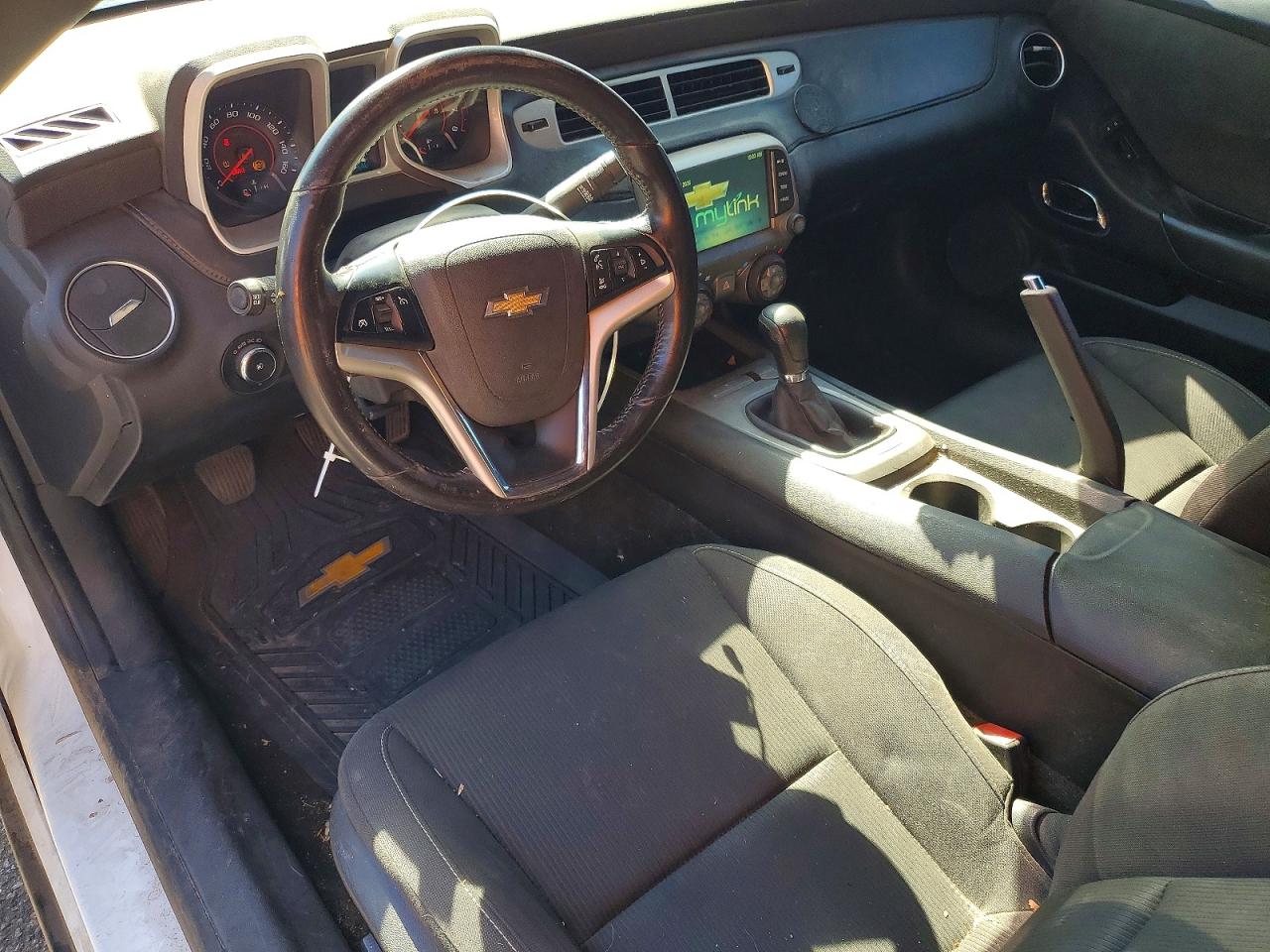 2014 Chevrolet Camaro Lt White vin: 2G1FF1E35E9287021