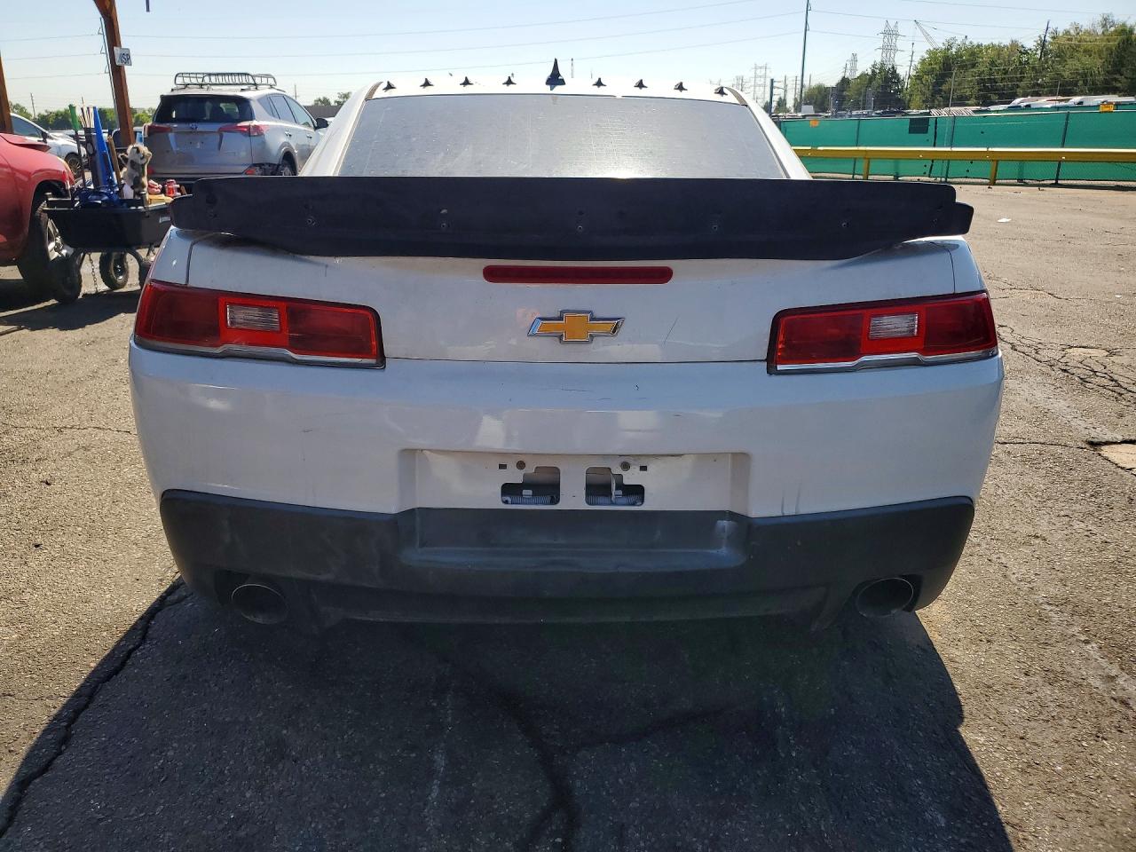 2014 Chevrolet Camaro Lt White vin: 2G1FF1E35E9287021
