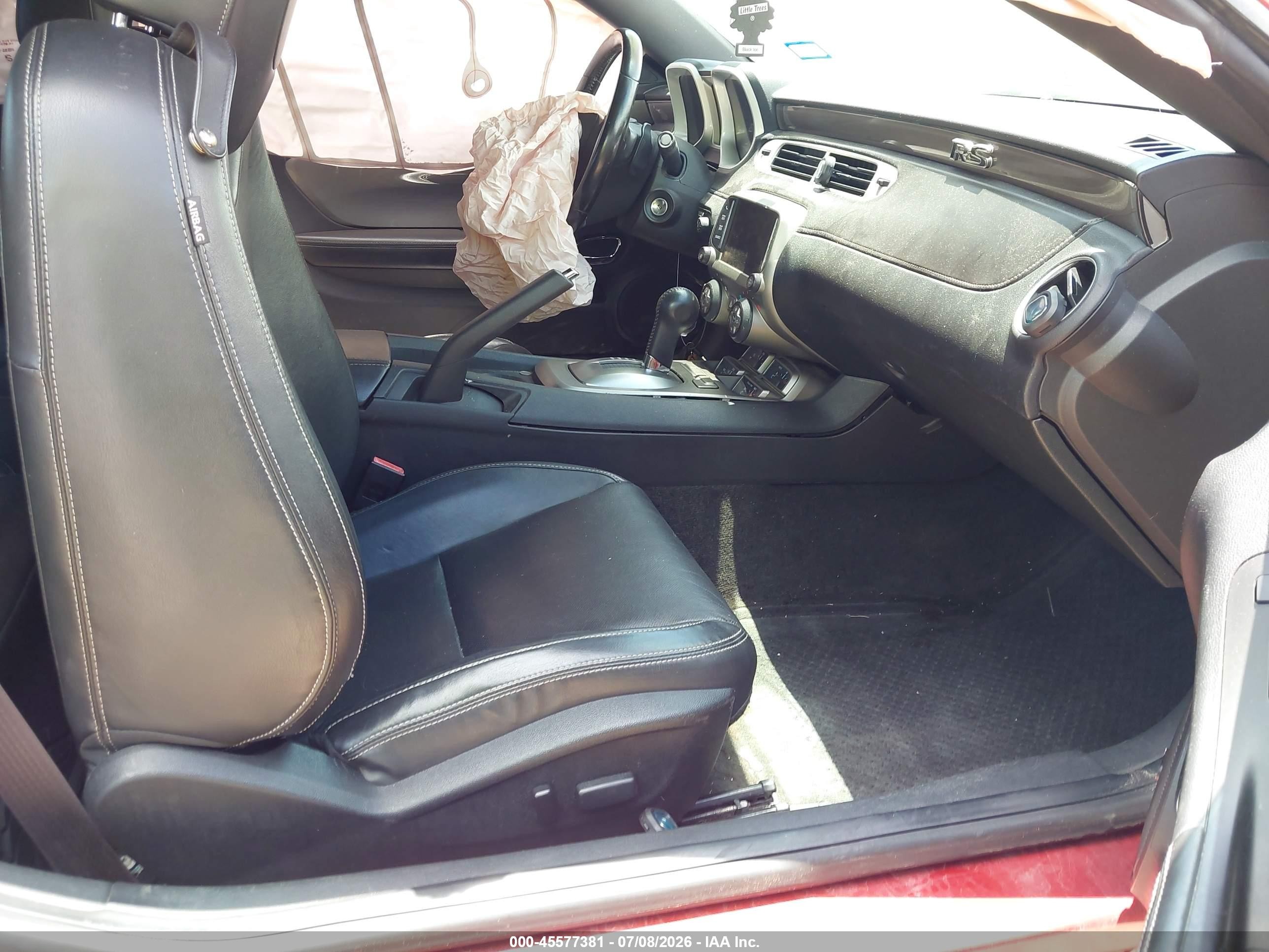 2015 Chevrolet Camaro 2lt Бордовый vin: 2G1FF1E35F9147522