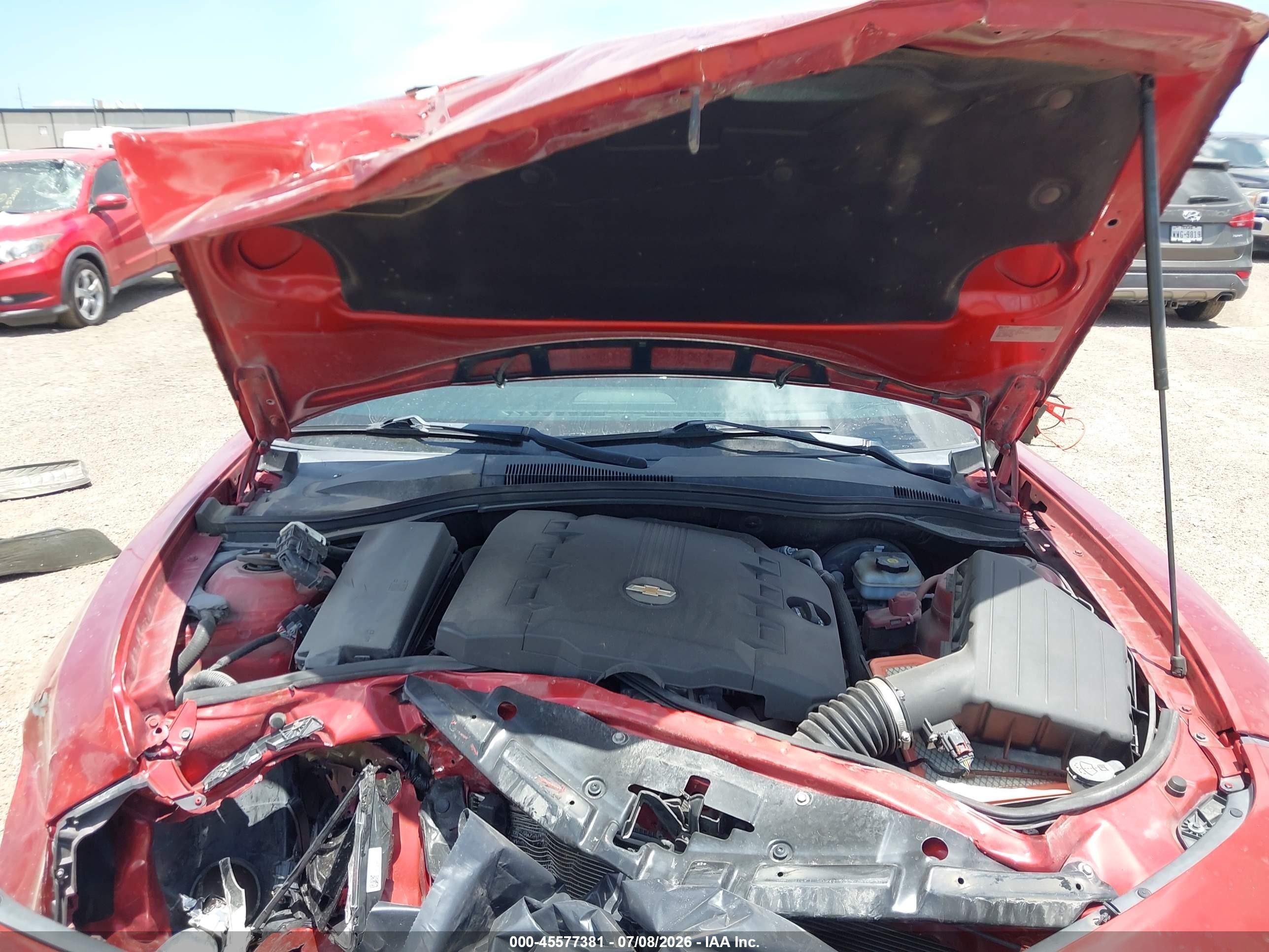 2015 Chevrolet Camaro 2lt Бордовый vin: 2G1FF1E35F9147522