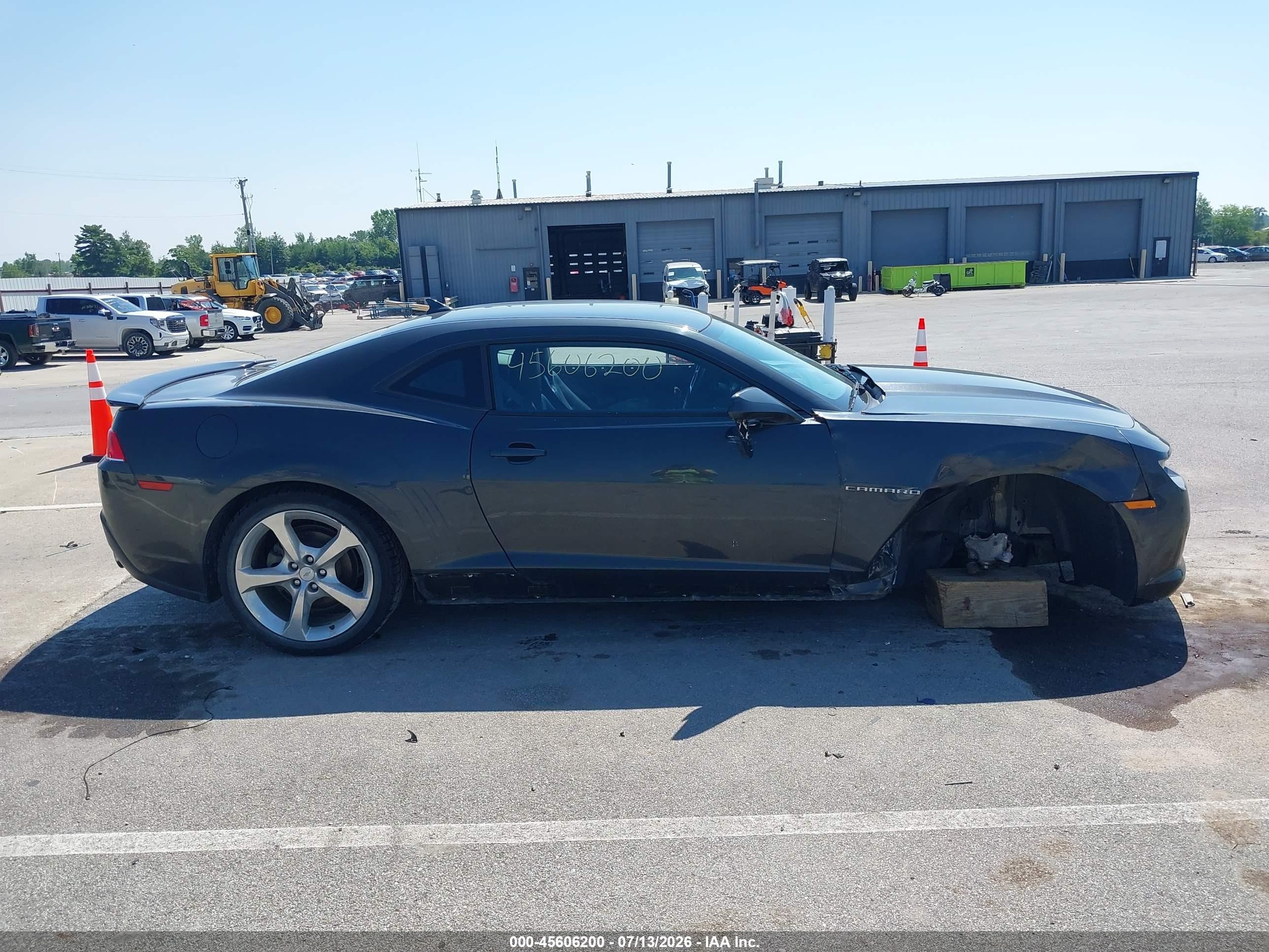 2015 Chevrolet Camaro 2lt Серый vin: 2G1FF1E35F9148153