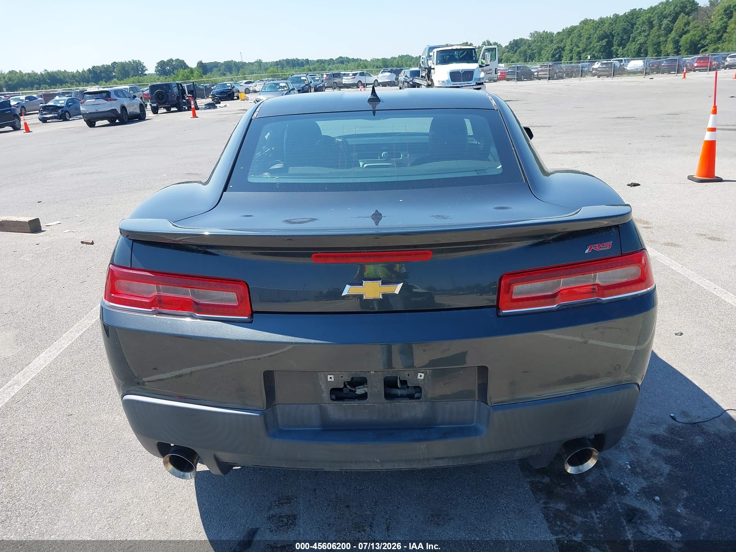 2015 Chevrolet Camaro 2lt Серый vin: 2G1FF1E35F9148153
