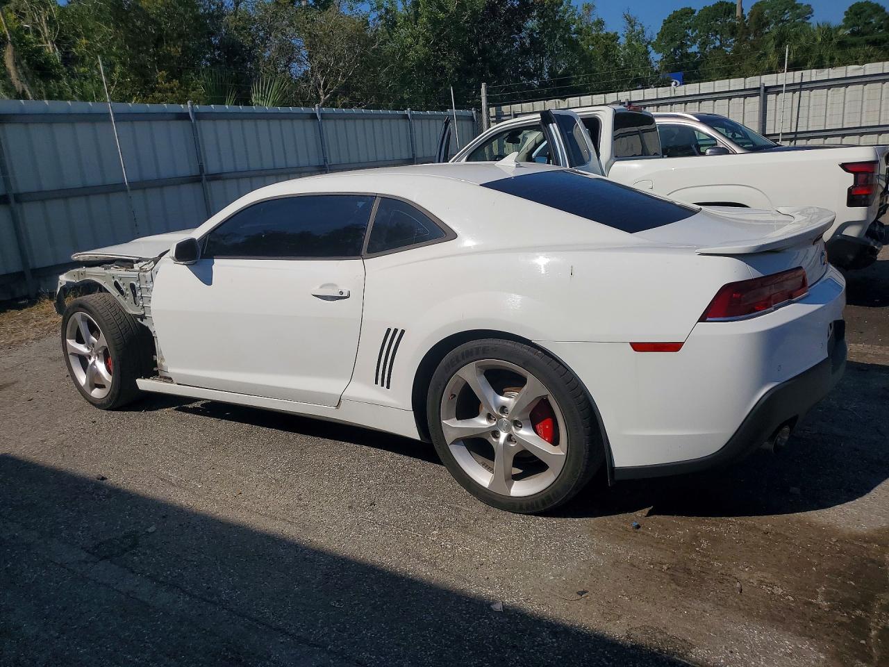 2015 Chevrolet Camaro Lt White vin: 2G1FF1E35F9228763
