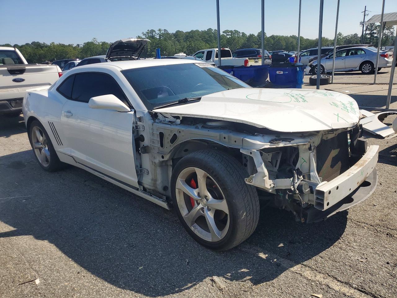 2015 Chevrolet Camaro Lt White vin: 2G1FF1E35F9228763