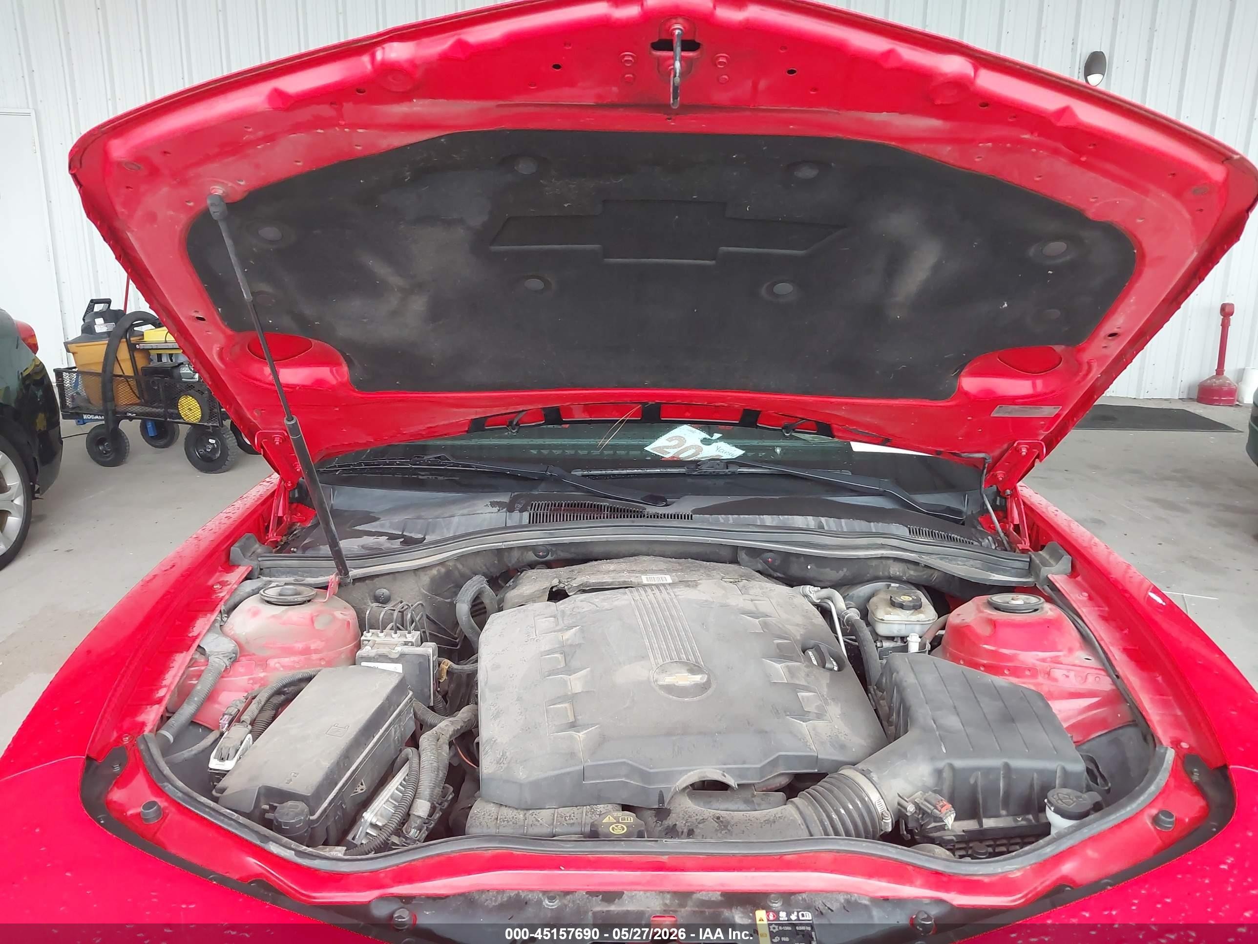 2015 Chevrolet Camaro 2lt Red vin: 2G1FF1E37F9167657
