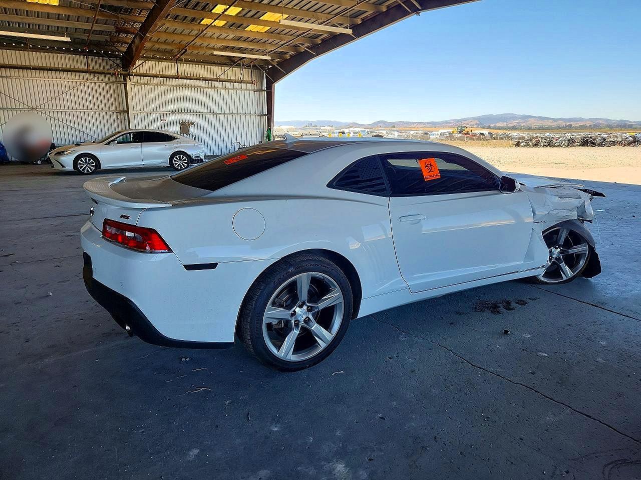 2015 Chevrolet Camaro Lt White vin: 2G1FF1E37F9225640