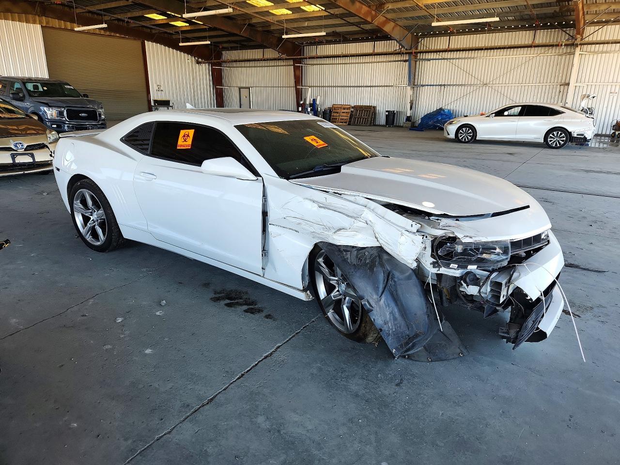 2015 Chevrolet Camaro Lt White vin: 2G1FF1E37F9225640