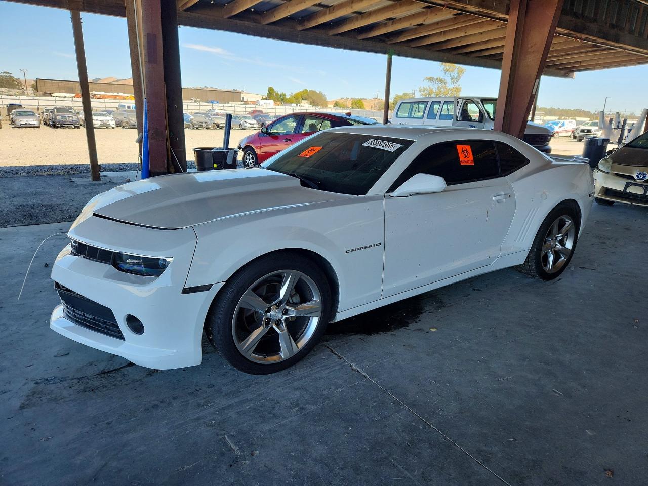 2015 Chevrolet Camaro Lt White vin: 2G1FF1E37F9225640