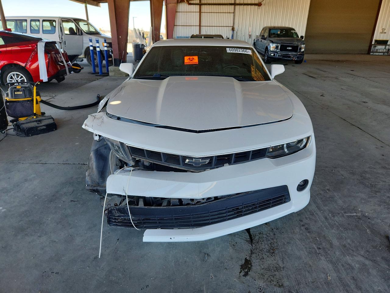 2015 Chevrolet Camaro Lt White vin: 2G1FF1E37F9225640