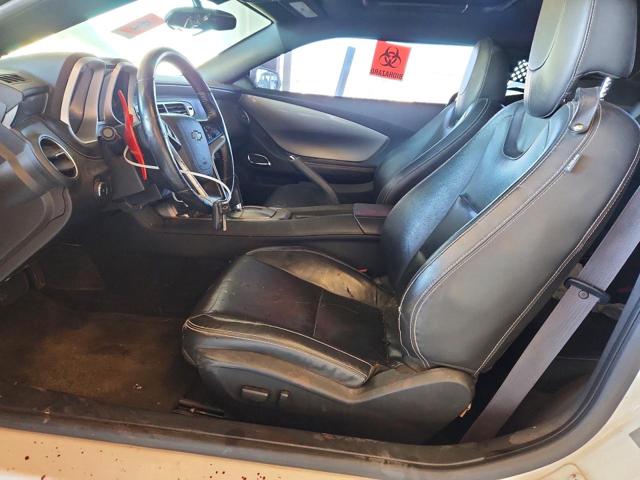 2015 Chevrolet Camaro Lt White vin: 2G1FF1E37F9225640