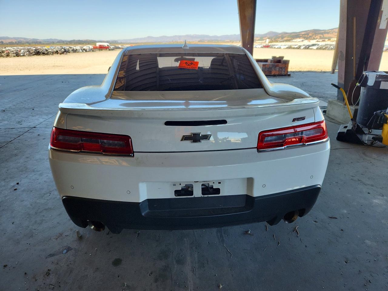 2015 Chevrolet Camaro Lt White vin: 2G1FF1E37F9225640