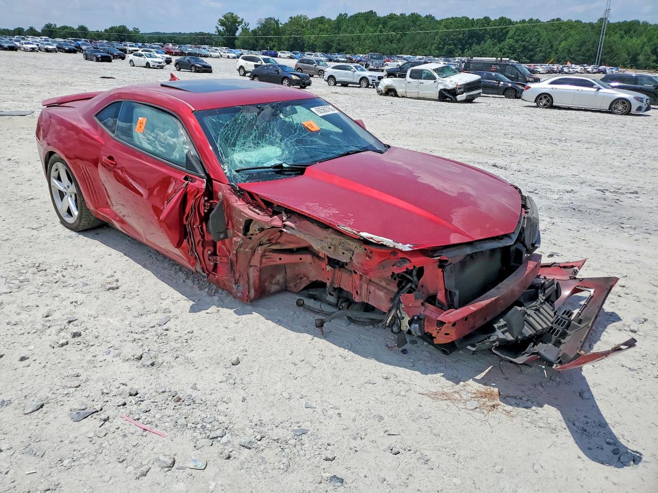 2015 Chevrolet Camaro Lt Red vin: 2G1FF1E37F9264051