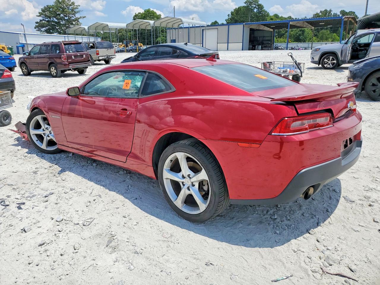 2015 Chevrolet Camaro Lt Red vin: 2G1FF1E37F9264051