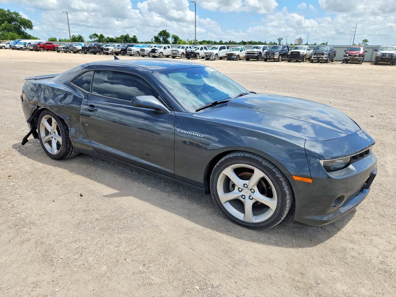 2015 Chevrolet Camaro Серый vin: 2G1FF1E37F9264227