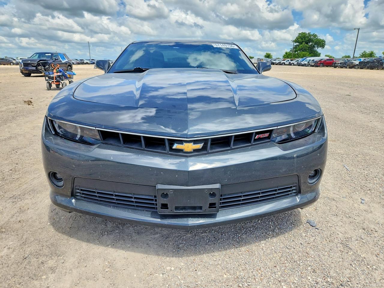 2015 Chevrolet Camaro Серый vin: 2G1FF1E37F9264227