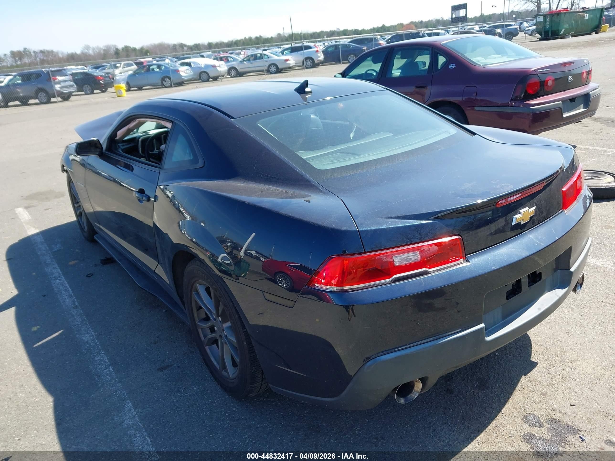 2014 Chevrolet Camaro 1lt Черный vin: 2G1FF1E38E9145262