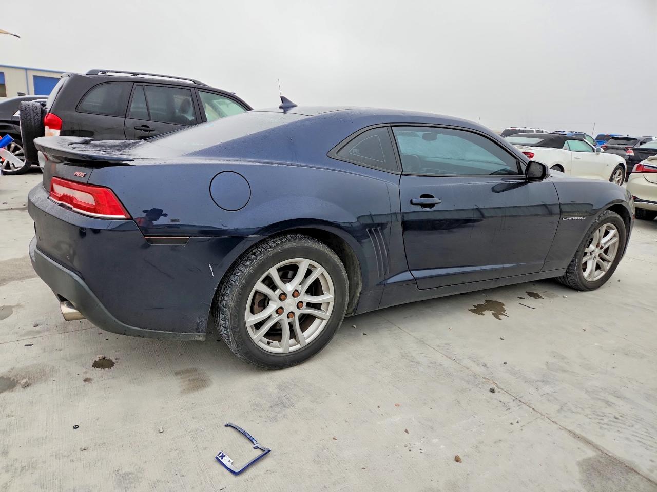 2015 Chevrolet Camaro Lt Blue vin: 2G1FF1E38F9277519
