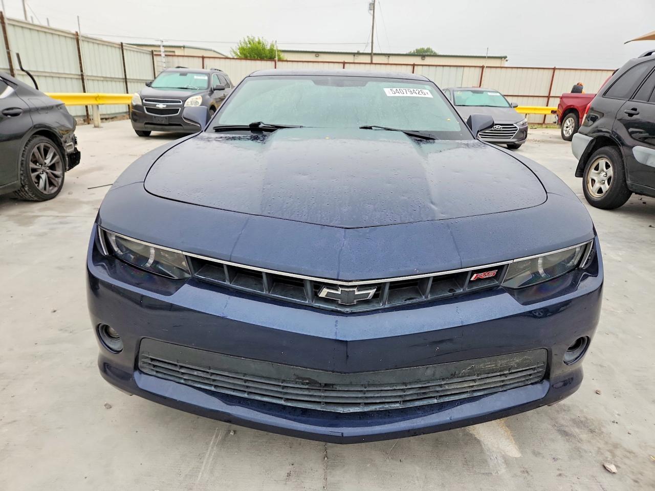 2015 Chevrolet Camaro Lt Blue vin: 2G1FF1E38F9277519