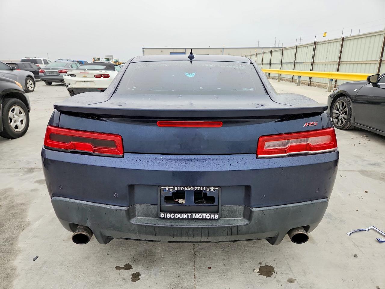 2015 Chevrolet Camaro Lt Blue vin: 2G1FF1E38F9277519
