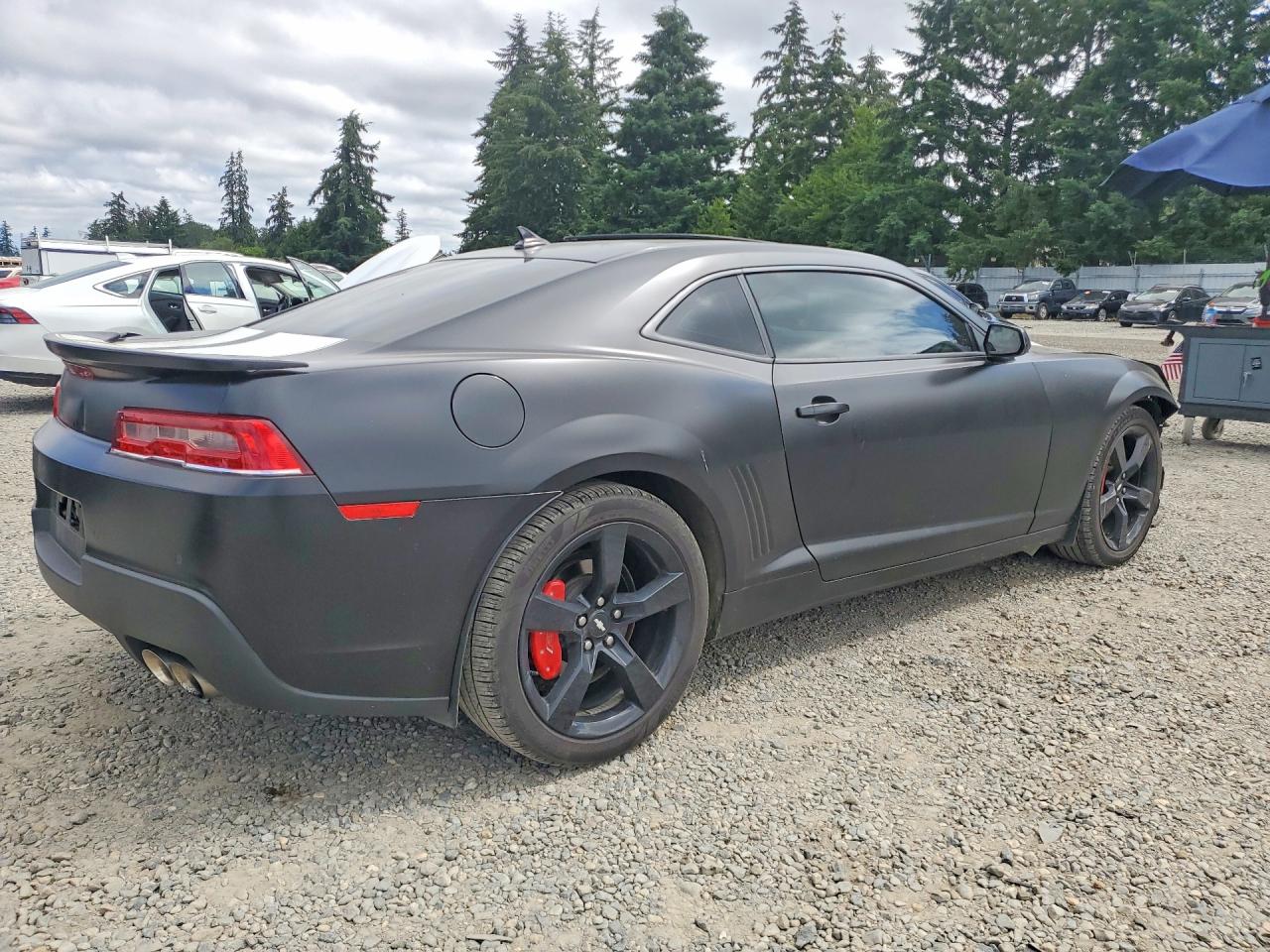 2015 Chevrolet Camaro Lt Black vin: 2G1FF1E38F9300376