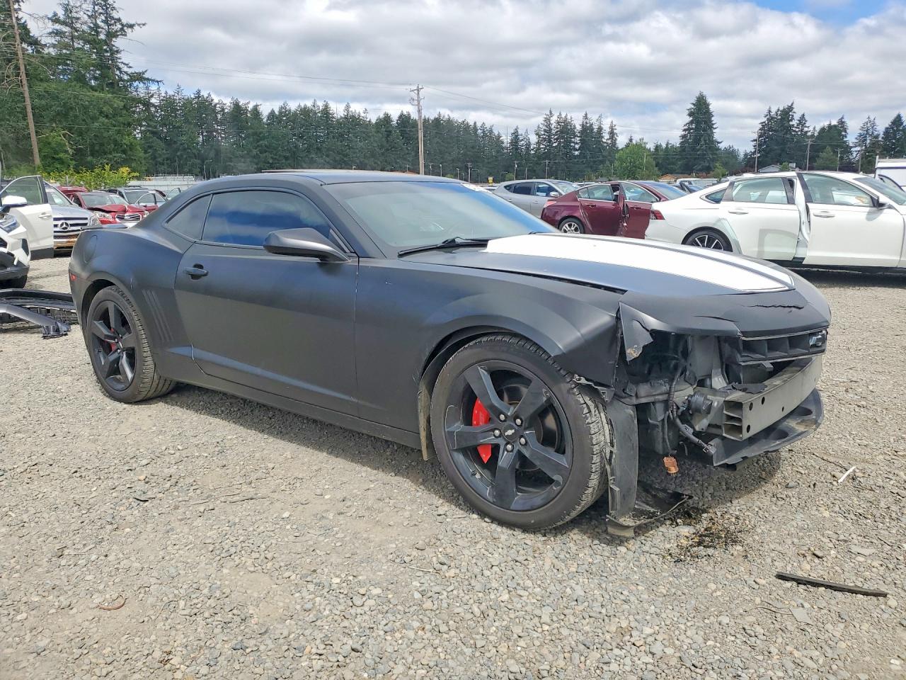 2015 Chevrolet Camaro Lt Black vin: 2G1FF1E38F9300376