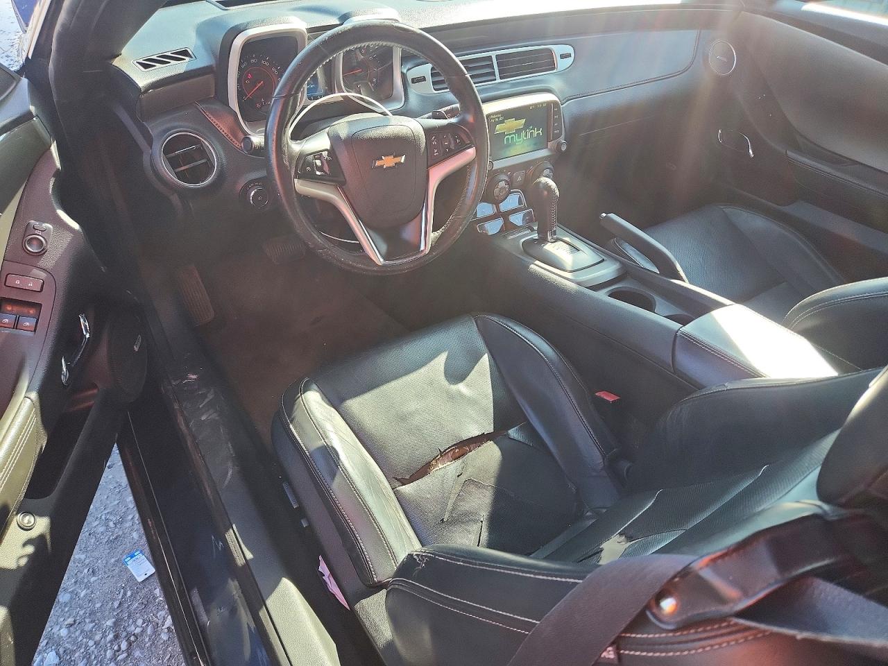 2015 Chevrolet Camaro Lt Blue vin: 2G1FF1E38F9303780