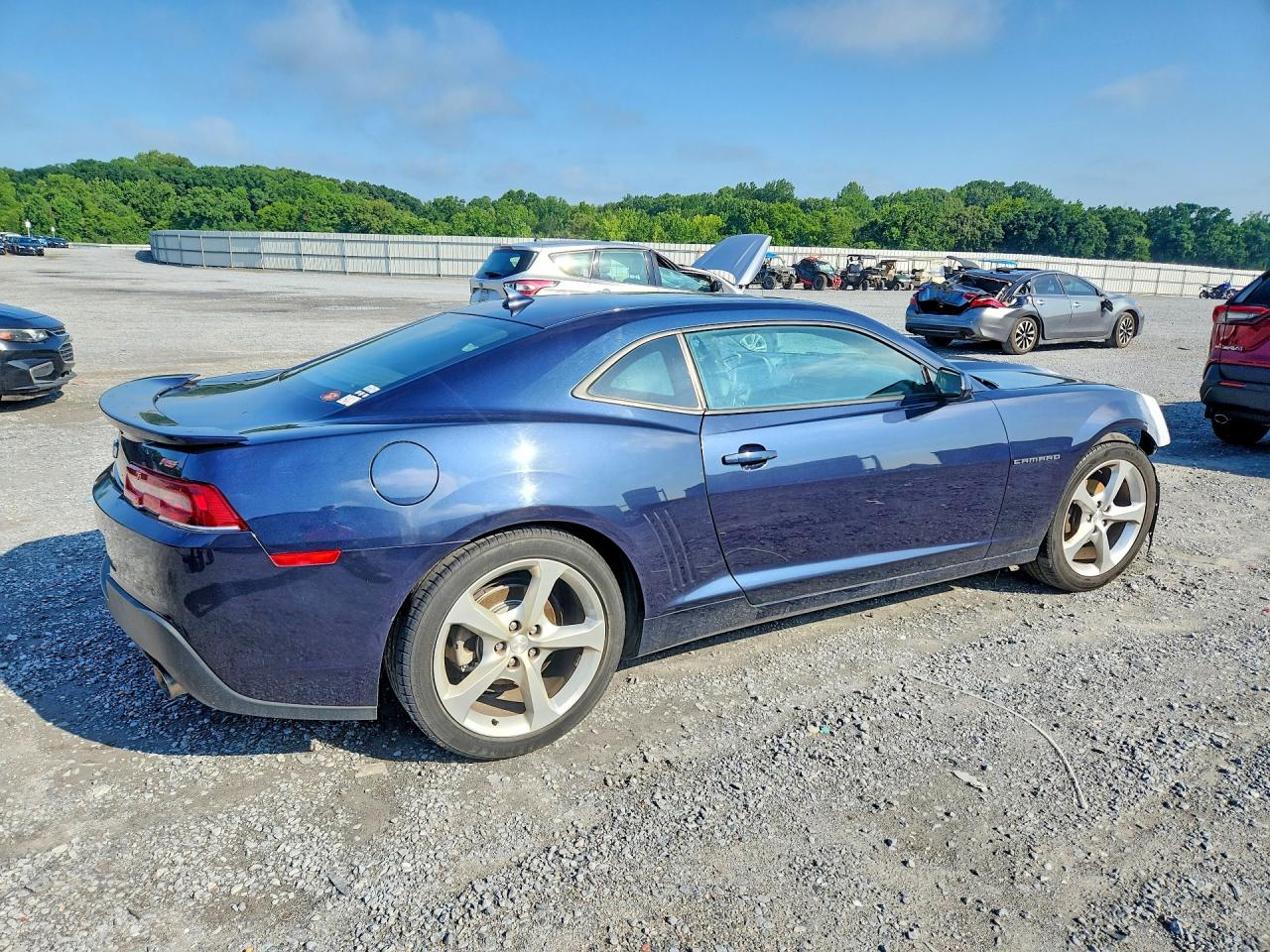 2015 Chevrolet Camaro Lt Blue vin: 2G1FF1E38F9303780