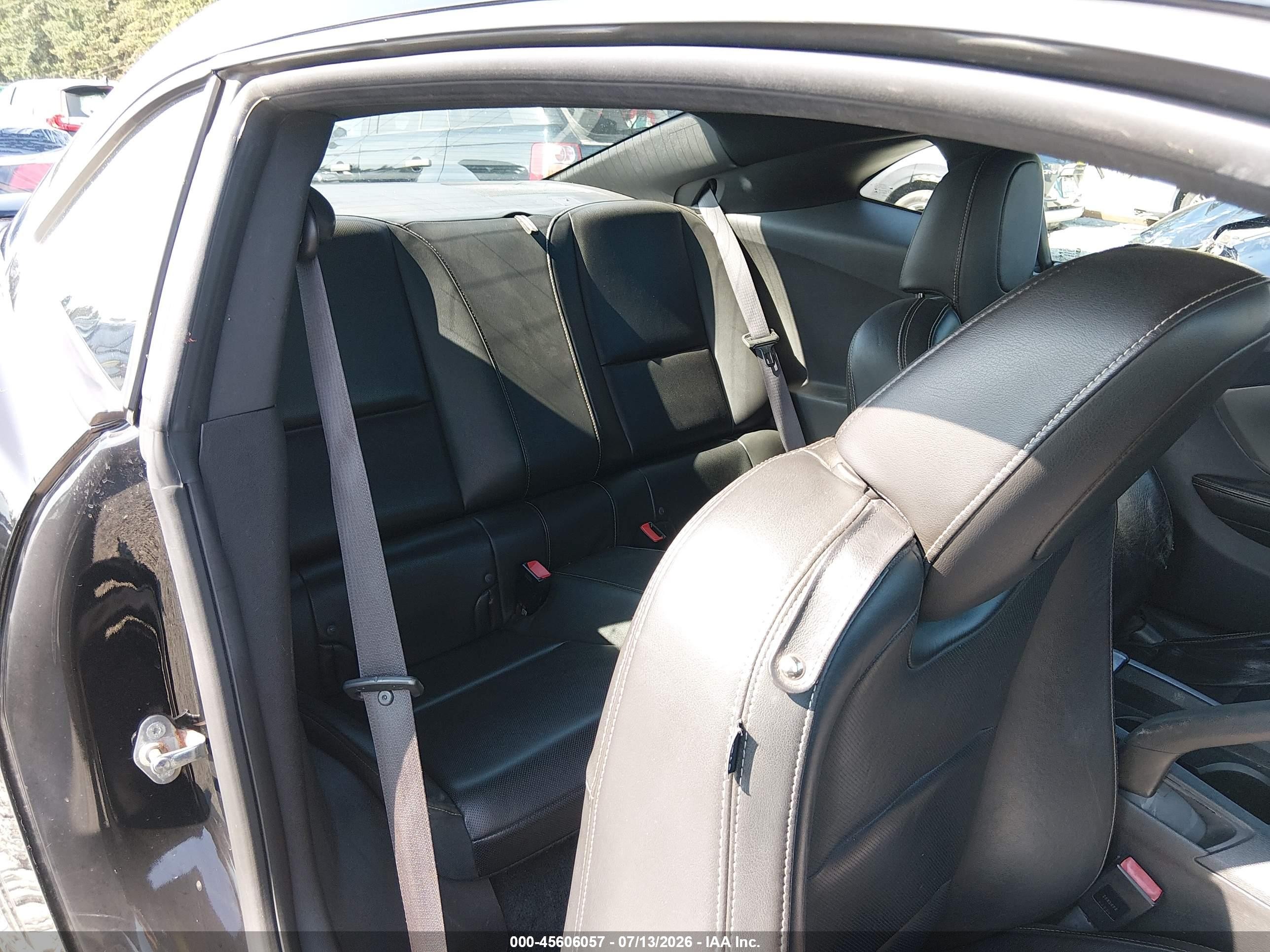 2015 Chevrolet Camaro 2lt Черный vin: 2G1FF1E39F9264603