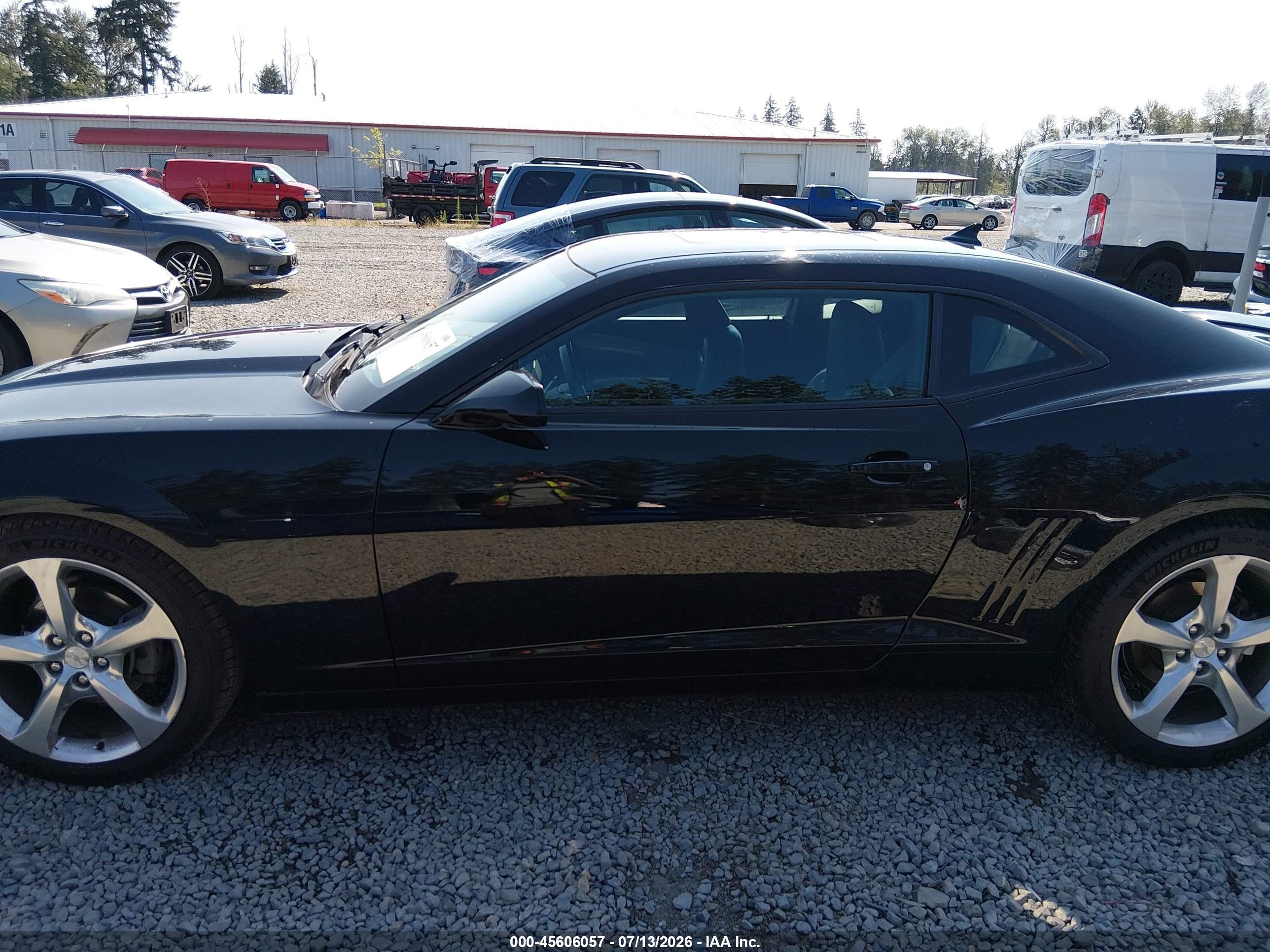 2015 Chevrolet Camaro 2lt Черный vin: 2G1FF1E39F9264603