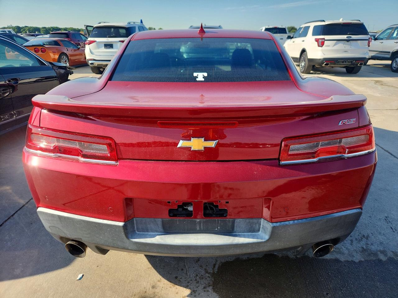 2015 Chevrolet Camaro Lt Maroon vin: 2G1FF1E3XF9105069
