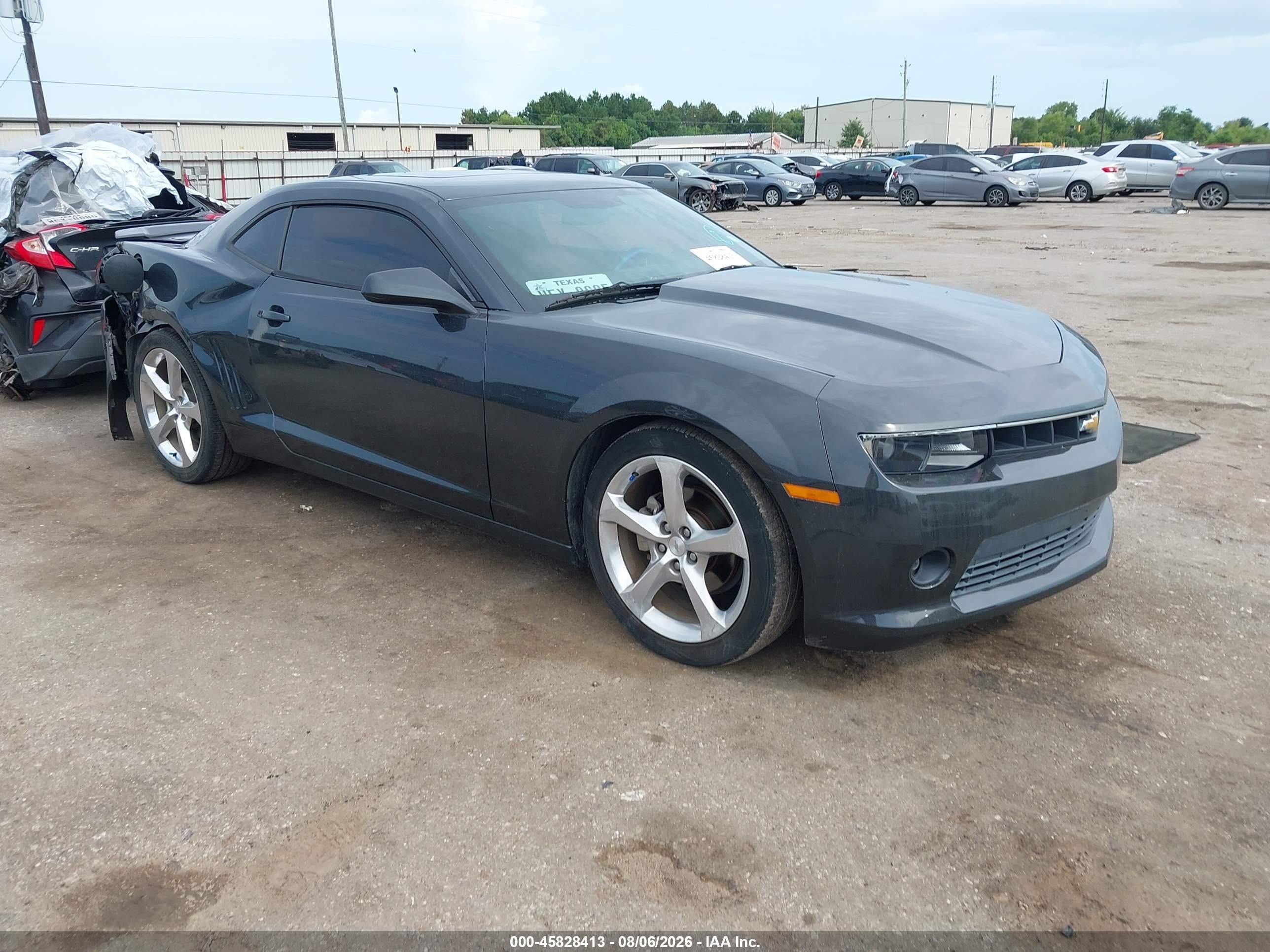 2015 Chevrolet Camaro 2lt Gray vin: 2G1FF1E3XF9154515