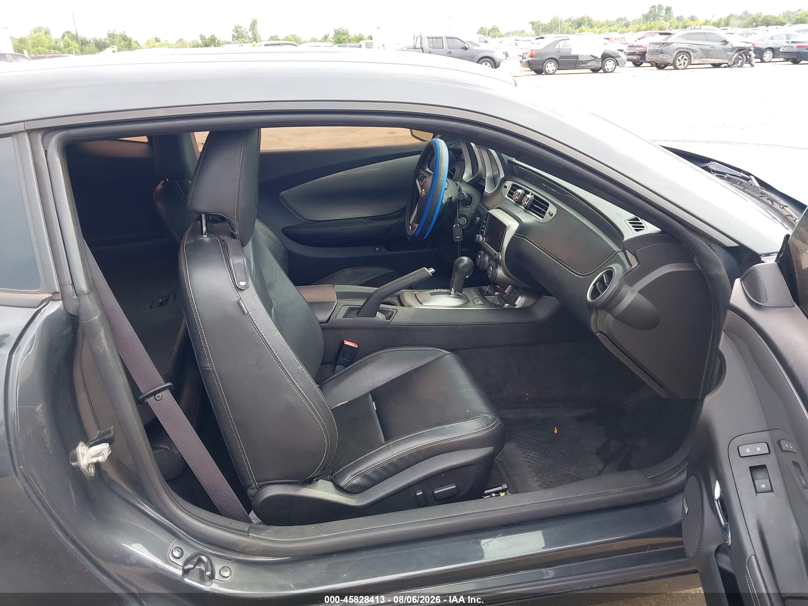 2015 Chevrolet Camaro 2lt Gray vin: 2G1FF1E3XF9154515