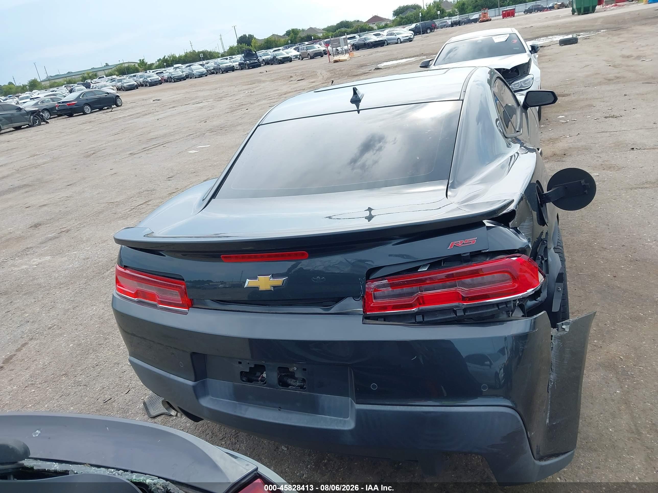 2015 Chevrolet Camaro 2lt Gray vin: 2G1FF1E3XF9154515