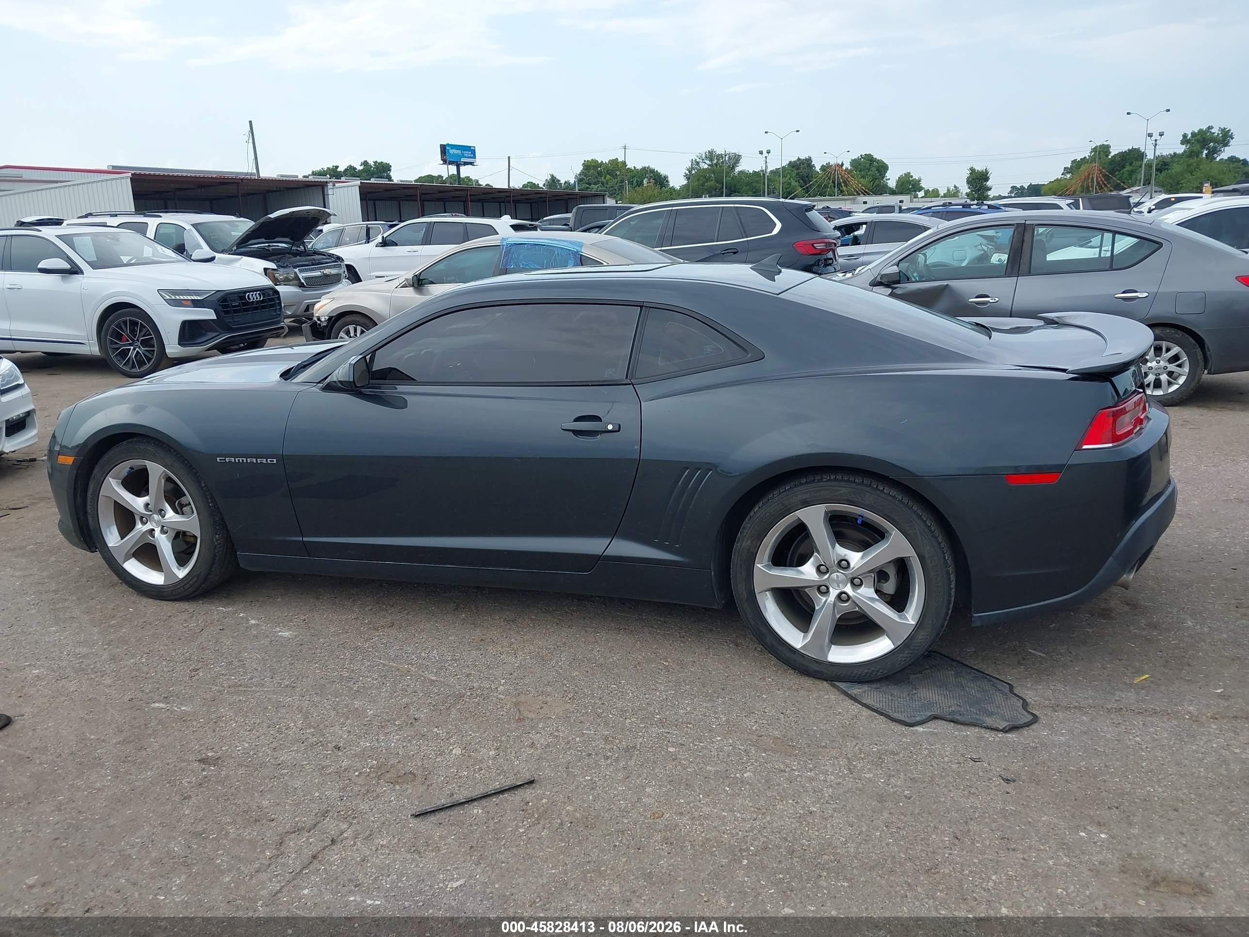 2015 Chevrolet Camaro 2lt Gray vin: 2G1FF1E3XF9154515