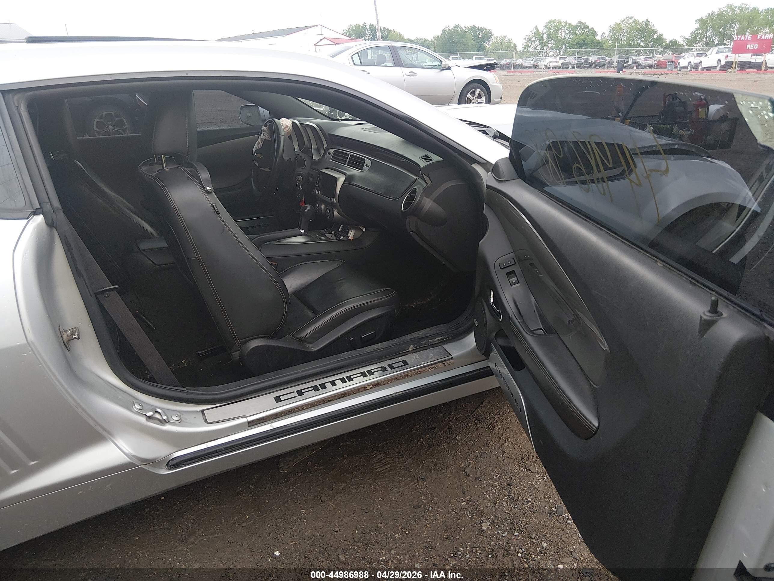2015 Chevrolet Camaro 2lt Silver vin: 2G1FF1E3XF9280101