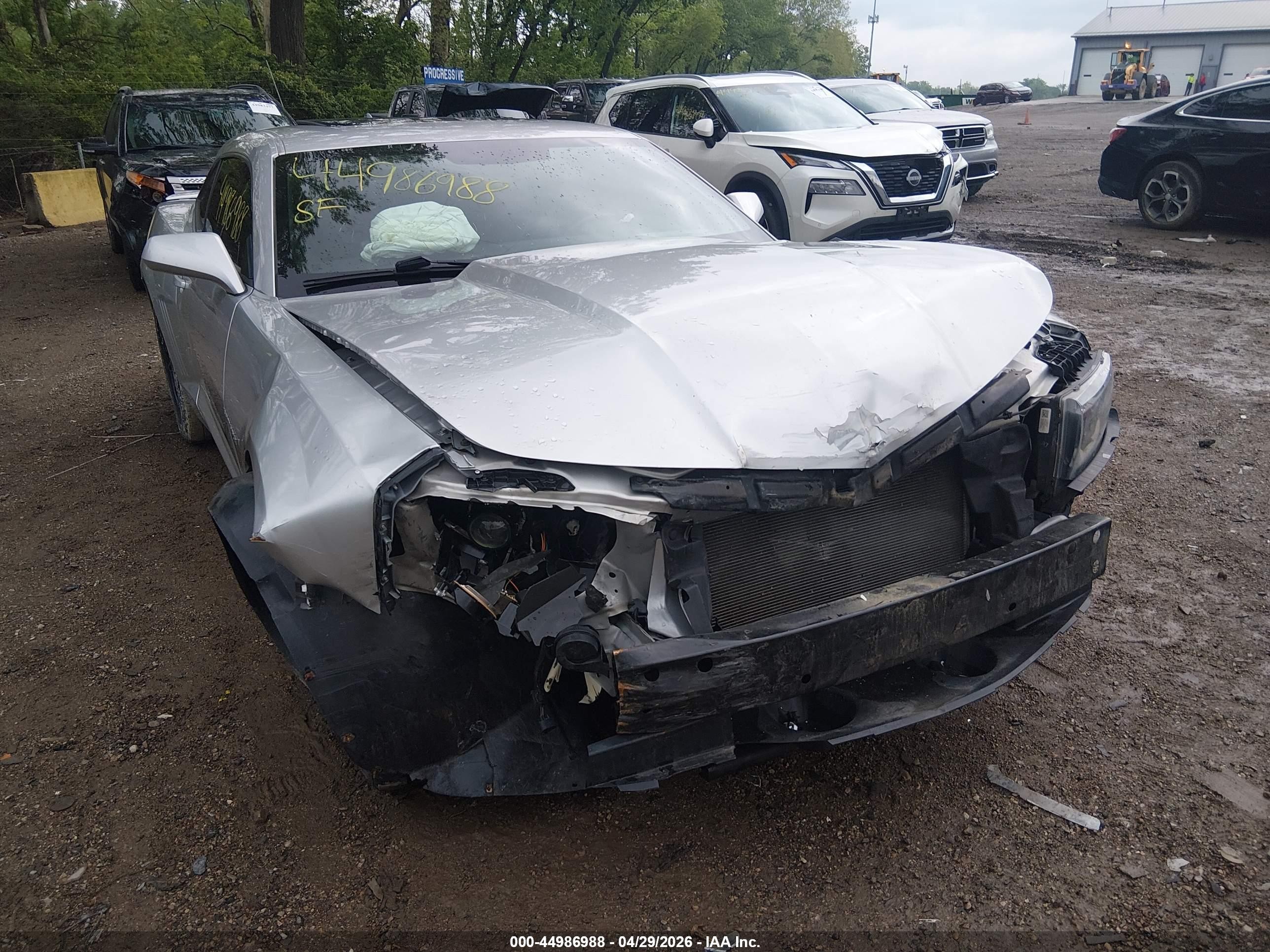 2015 Chevrolet Camaro 2lt Silver vin: 2G1FF1E3XF9280101