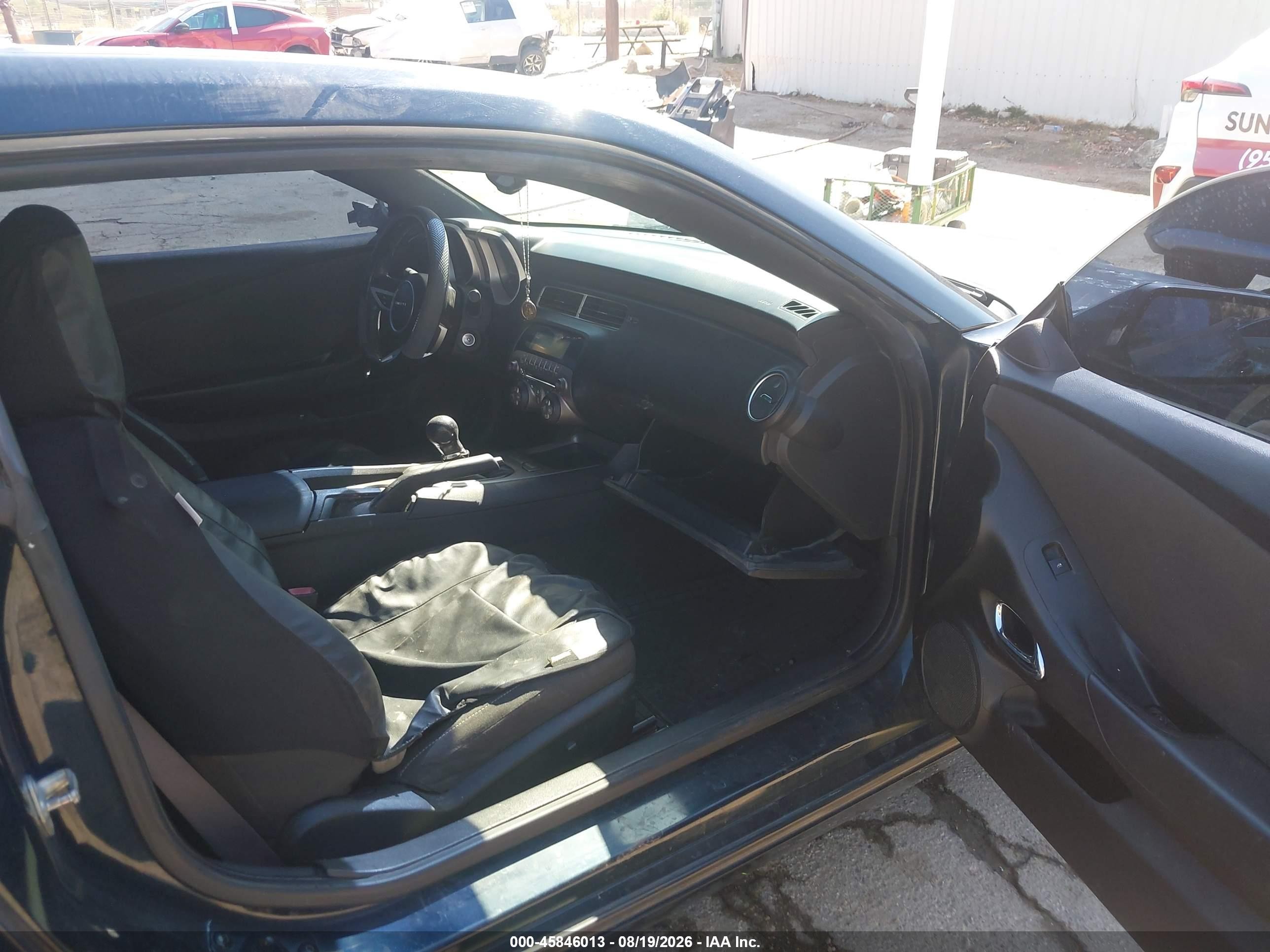 2011 Chevrolet Camaro 1lt Blue vin: 2G1FF1ED0B9107190