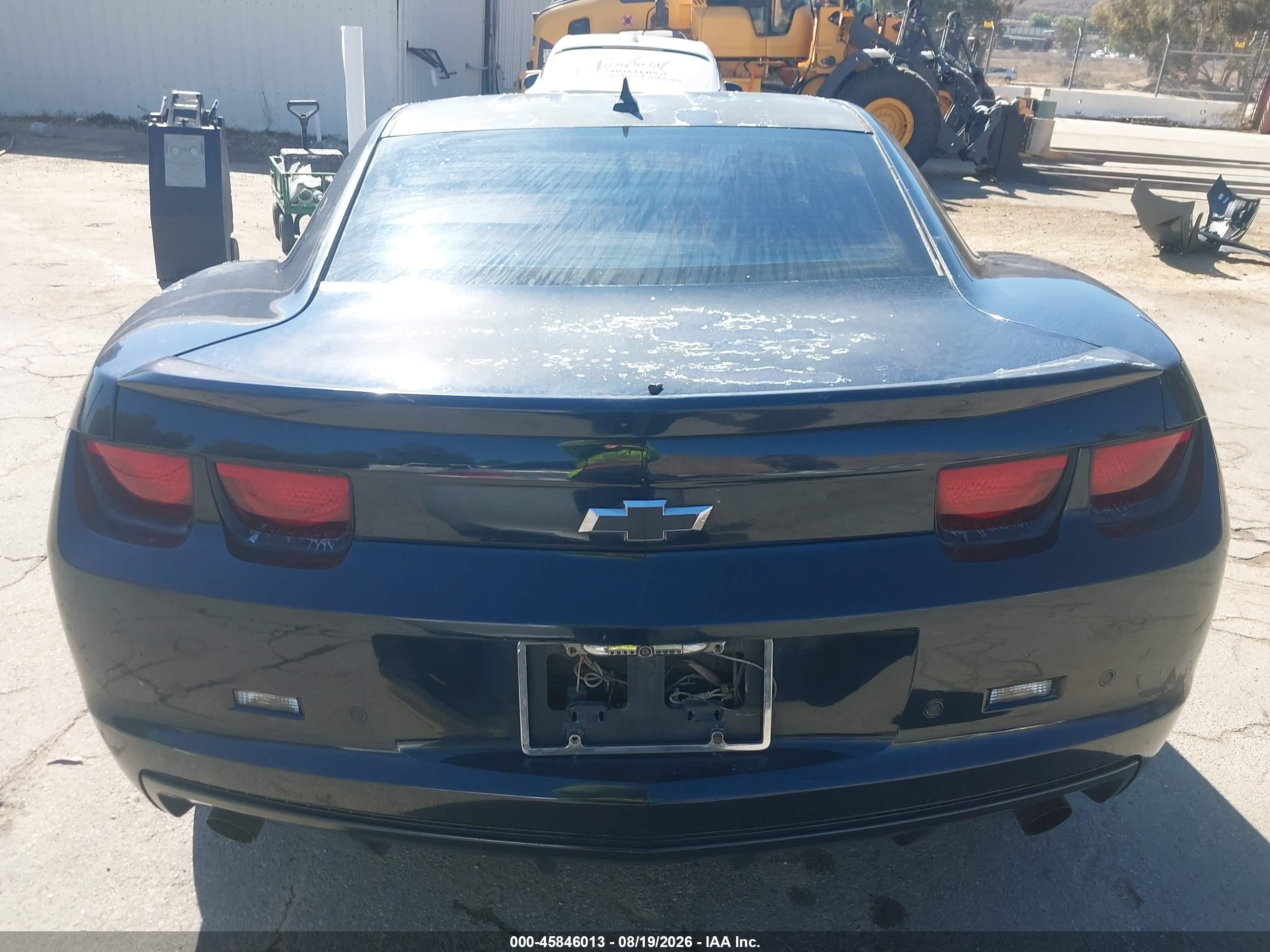 2011 Chevrolet Camaro 1lt Blue vin: 2G1FF1ED0B9107190