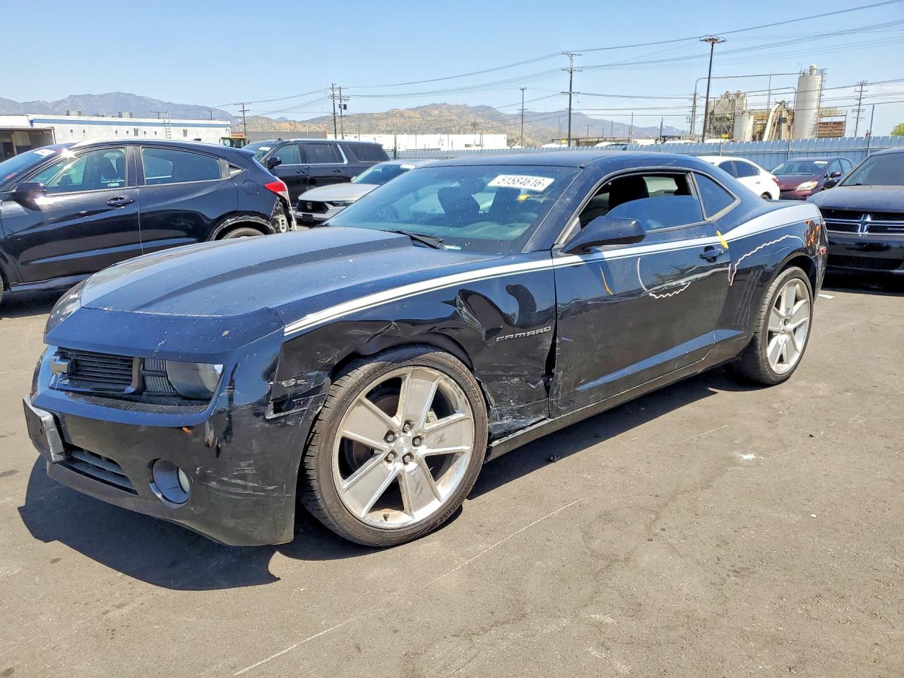 2011 Chevrolet Camaro Lt Black vin: 2G1FF1ED1B9173604