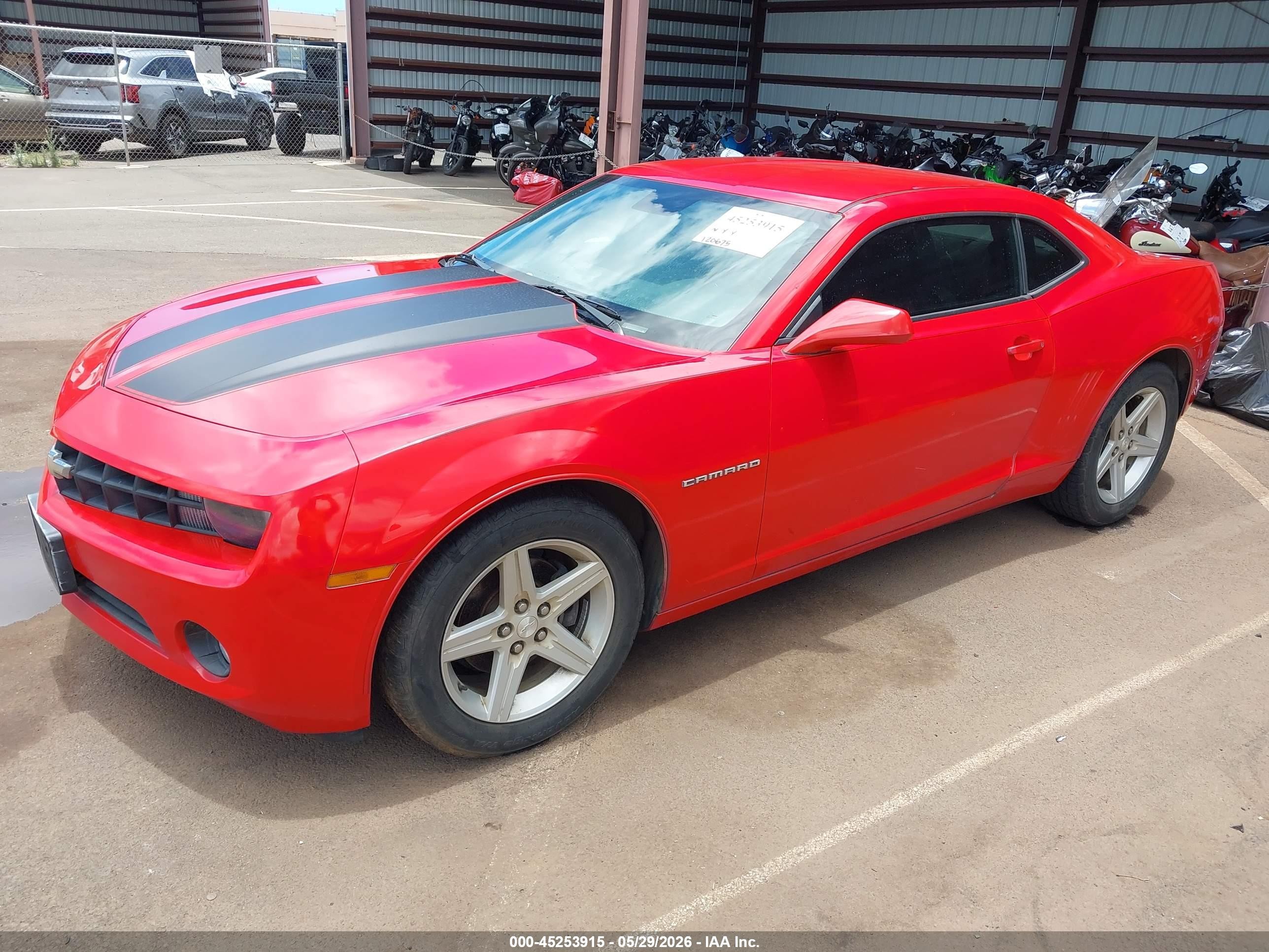 2011 Chevrolet Camaro 1lt Red vin: 2G1FF1ED3B9109547