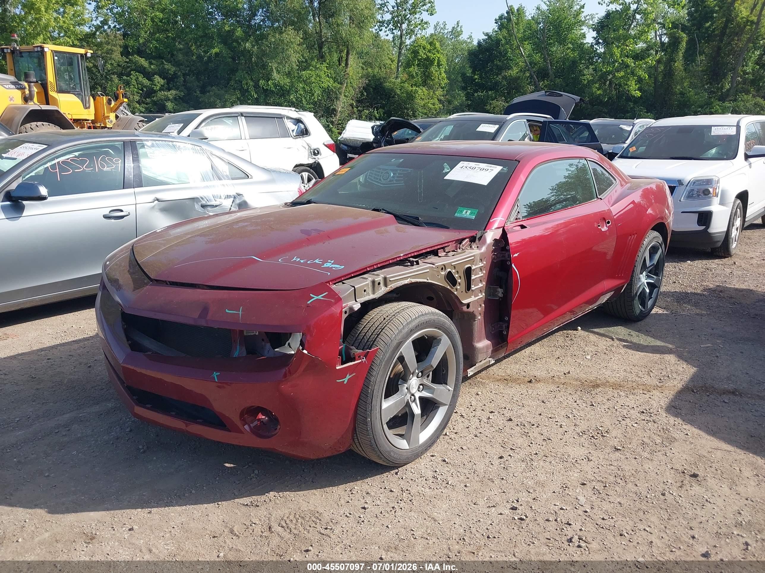 2011 Chevrolet Camaro 1lt Maroon vin: 2G1FF1ED3B9119818