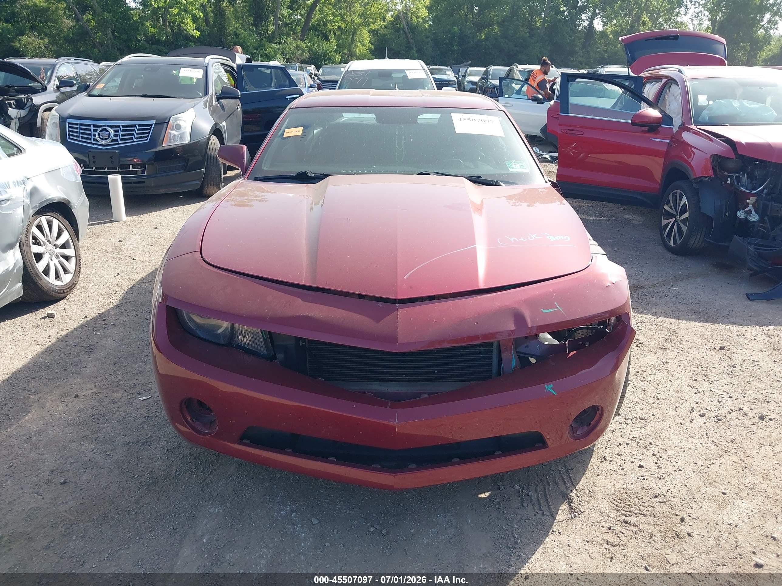 2011 Chevrolet Camaro 1lt Maroon vin: 2G1FF1ED3B9119818
