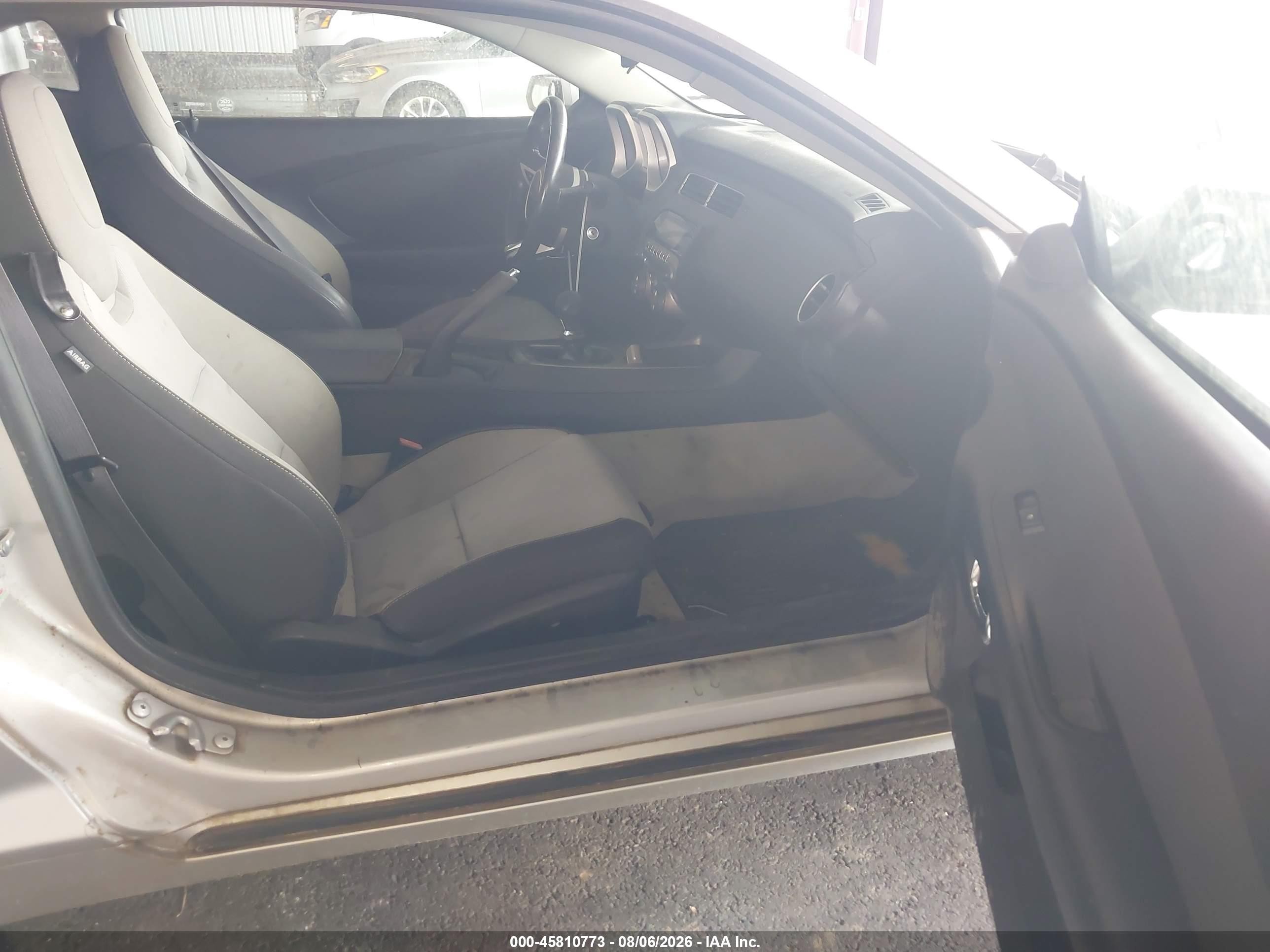 2011 Chevrolet Camaro 1lt Silver vin: 2G1FF1ED4B9146655