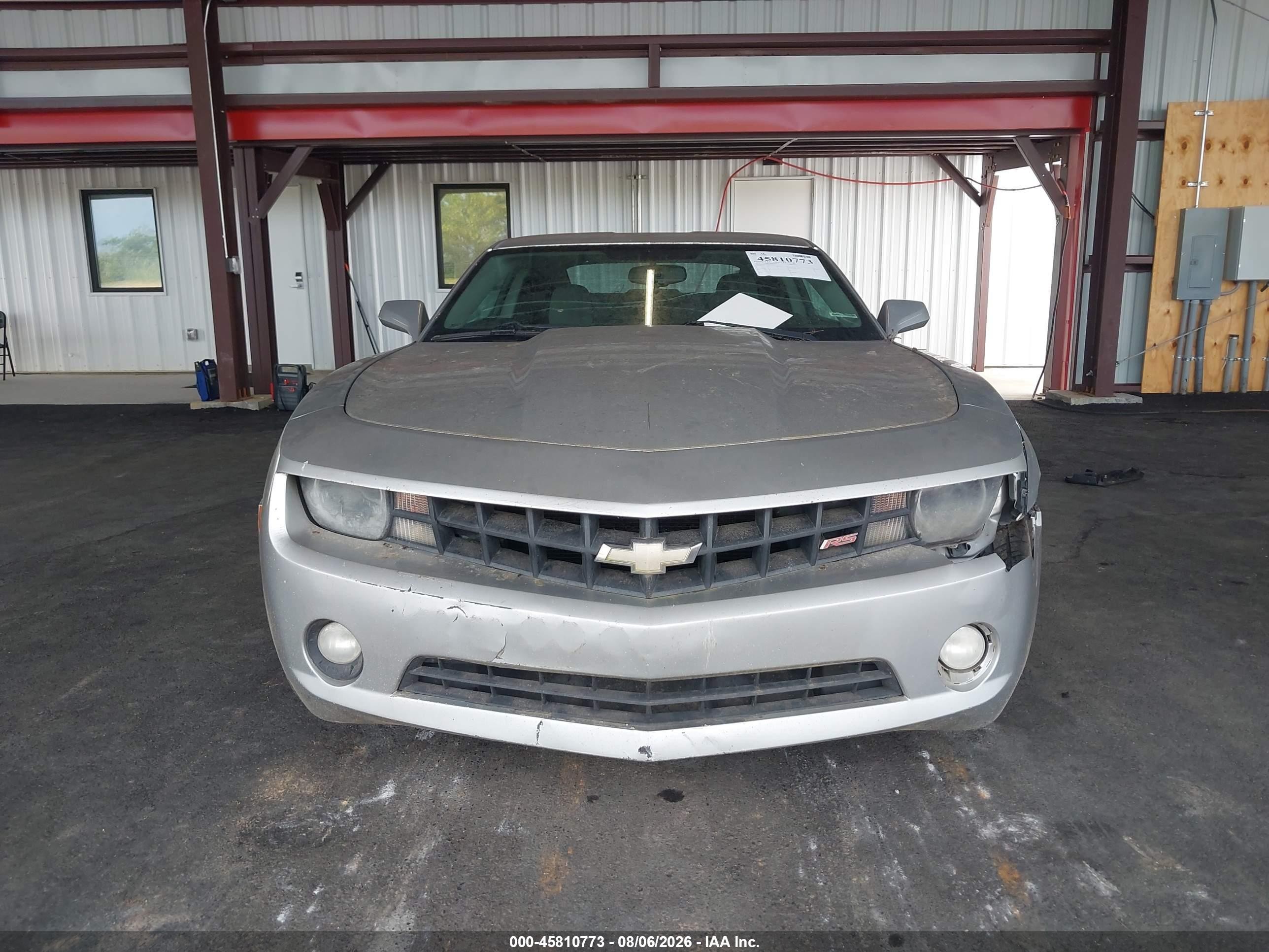 2011 Chevrolet Camaro 1lt Silver vin: 2G1FF1ED4B9146655